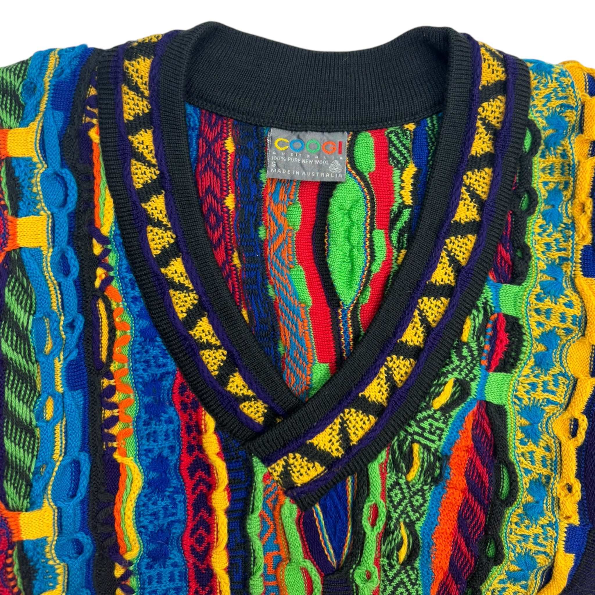 Vintage Coogi 3D Knit Multicolour T-Shirt