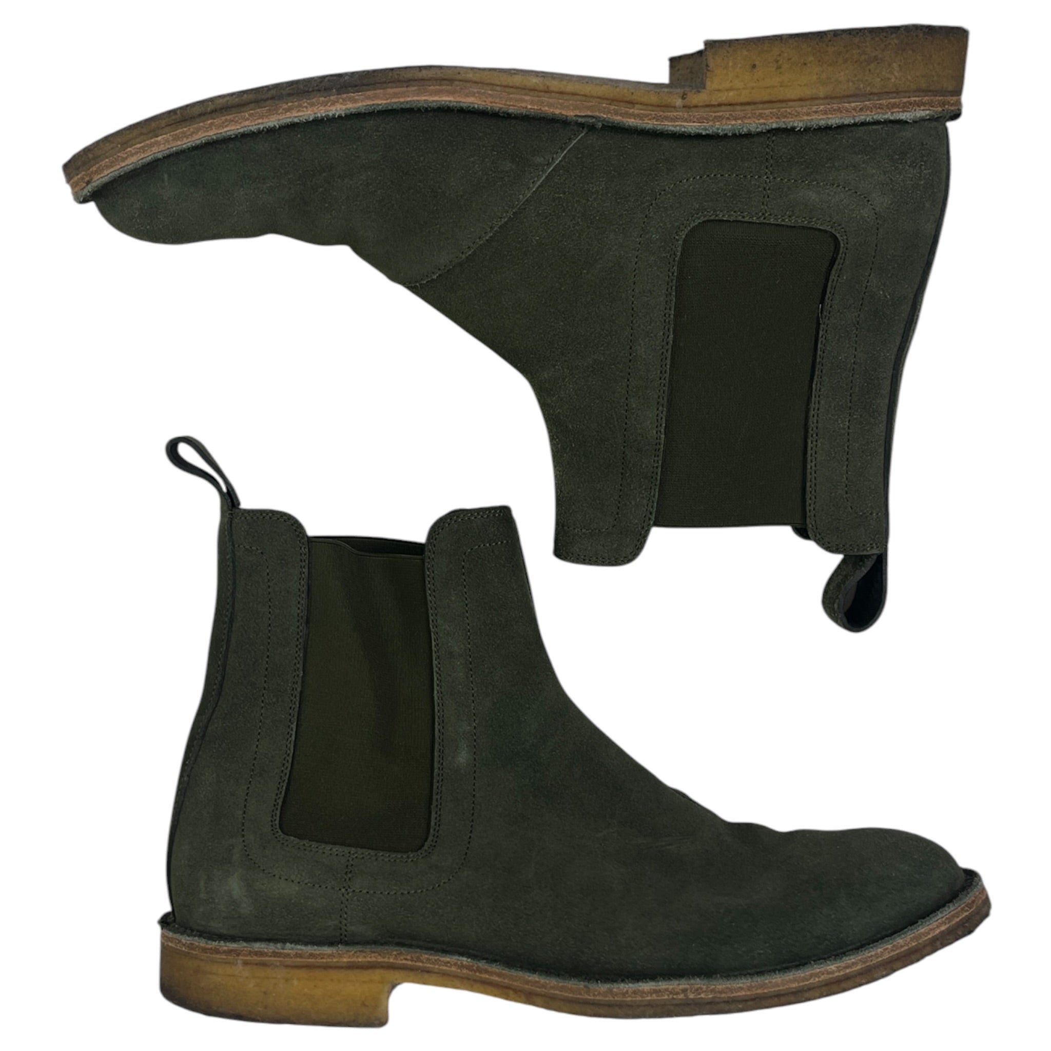 Bottega Veneta Suede Classic Crepe-Sole Chelsea Boots (Used)