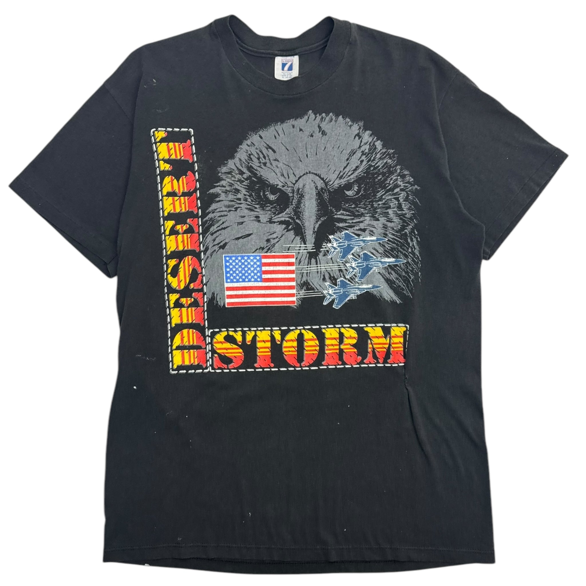 Vintage Desert Storm Eagle Tee Black