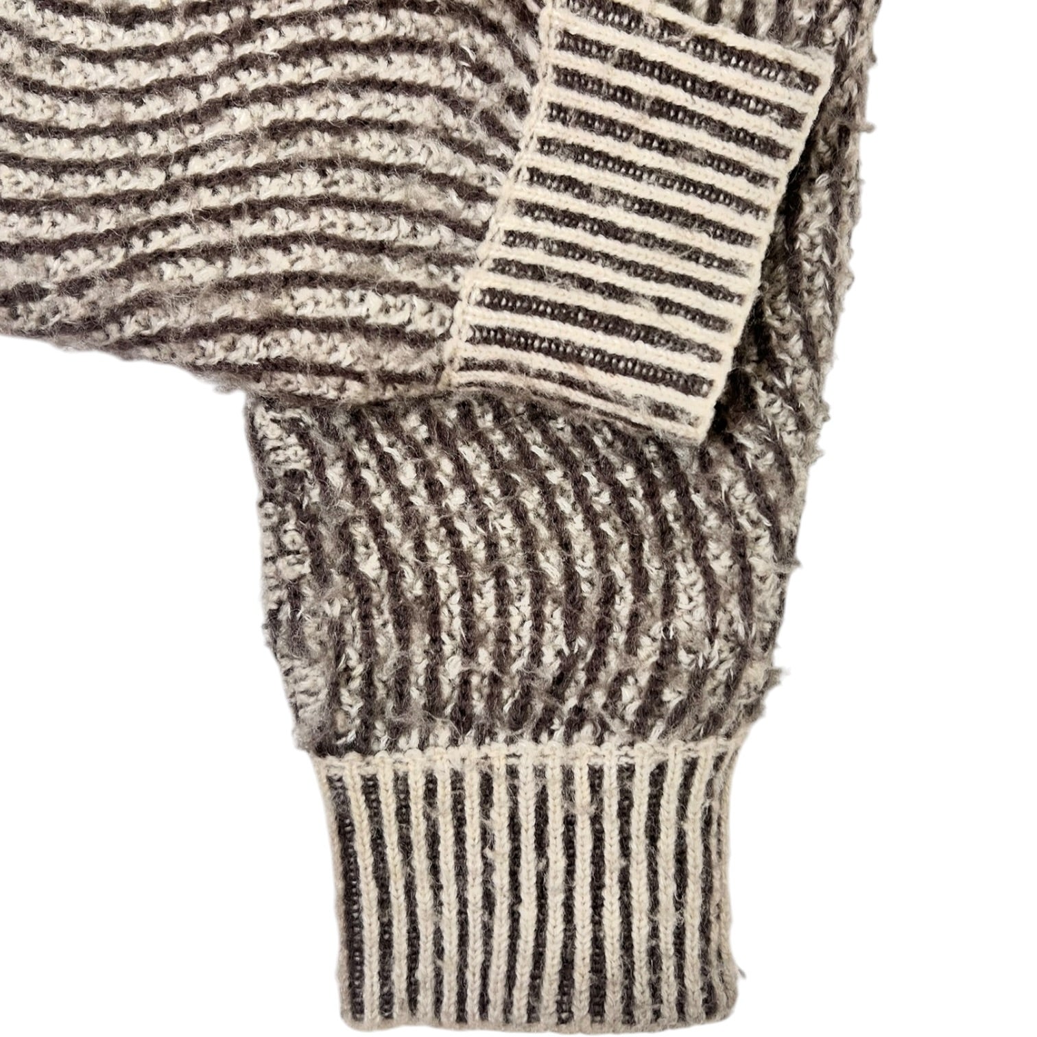 Dime Mohair Wave Knit Sweater