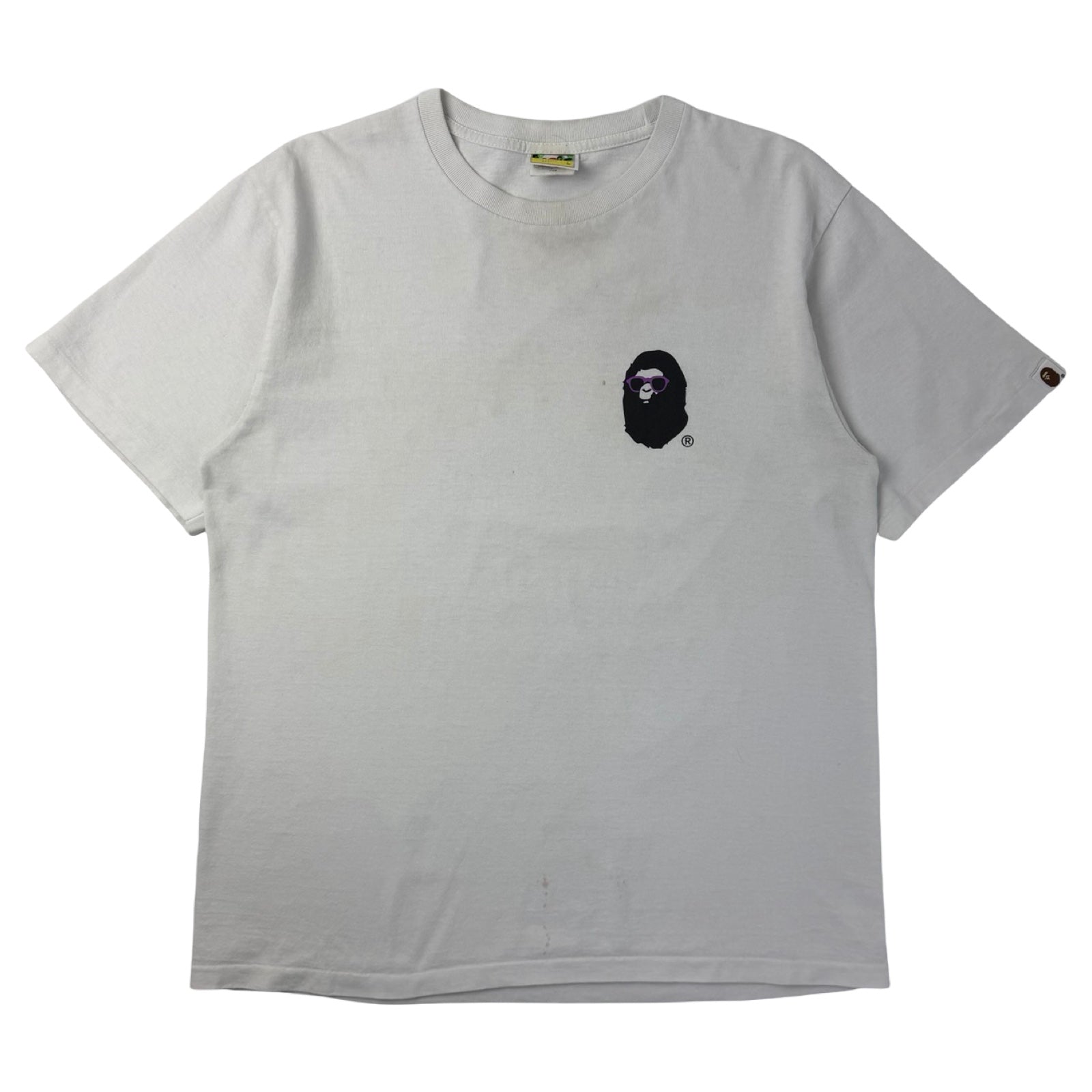 Bape Los Angeles Store College Shirt White