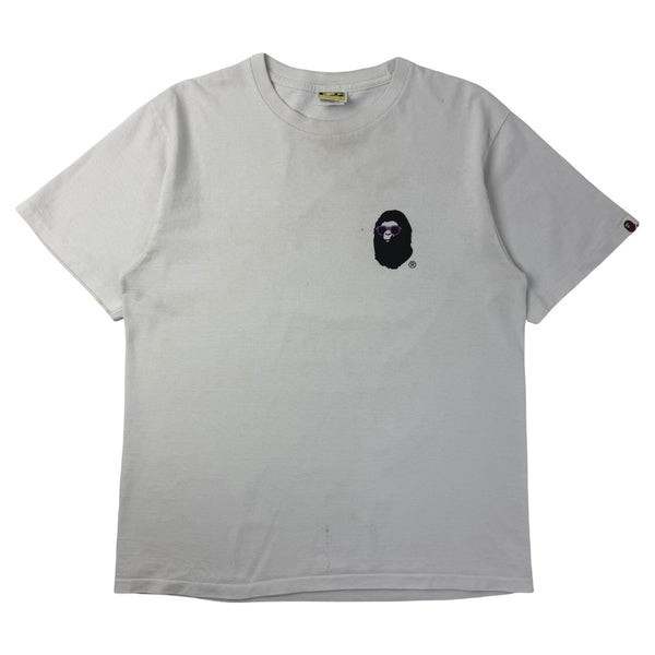 Bape Los Angeles Store College Shirt White