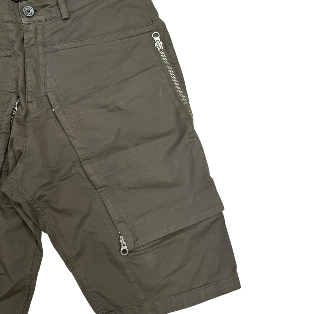 Stone Island Shadow Project Bermuda Long Short Khaki