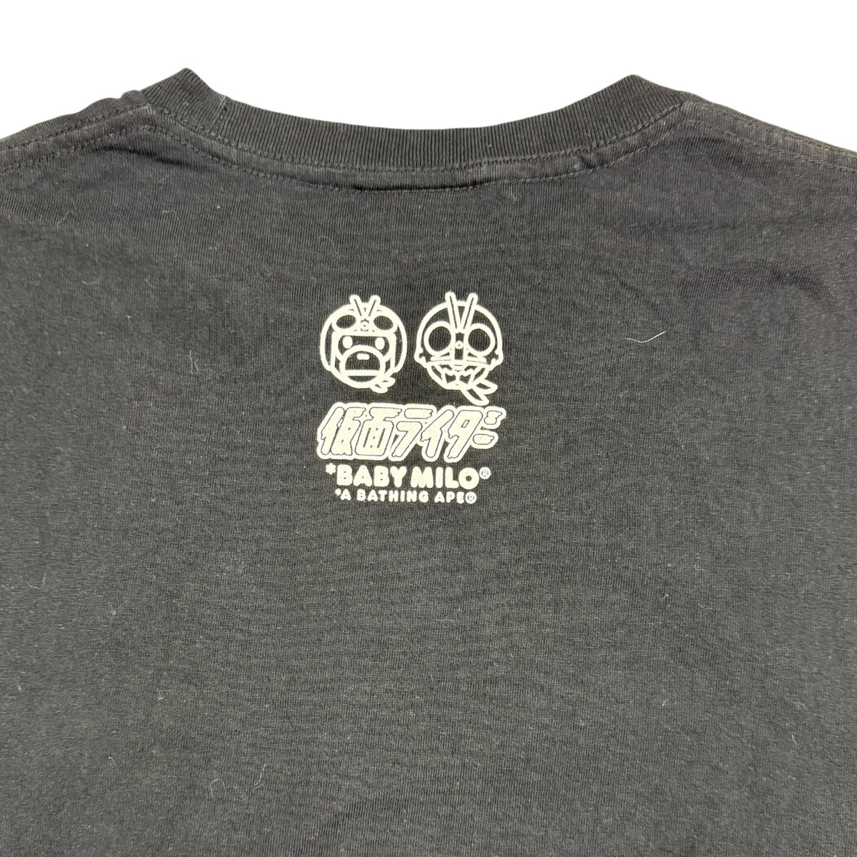 A Bathing Ape x Kamen Rider Baby Milo Tee Black