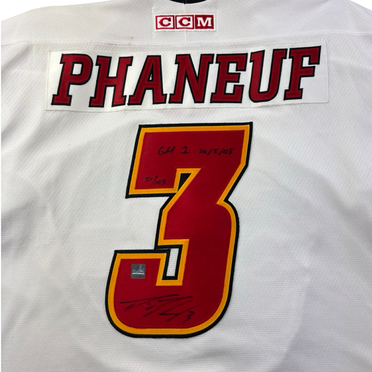 Vintage CCM Calgary Flames NHL Away Jersey
