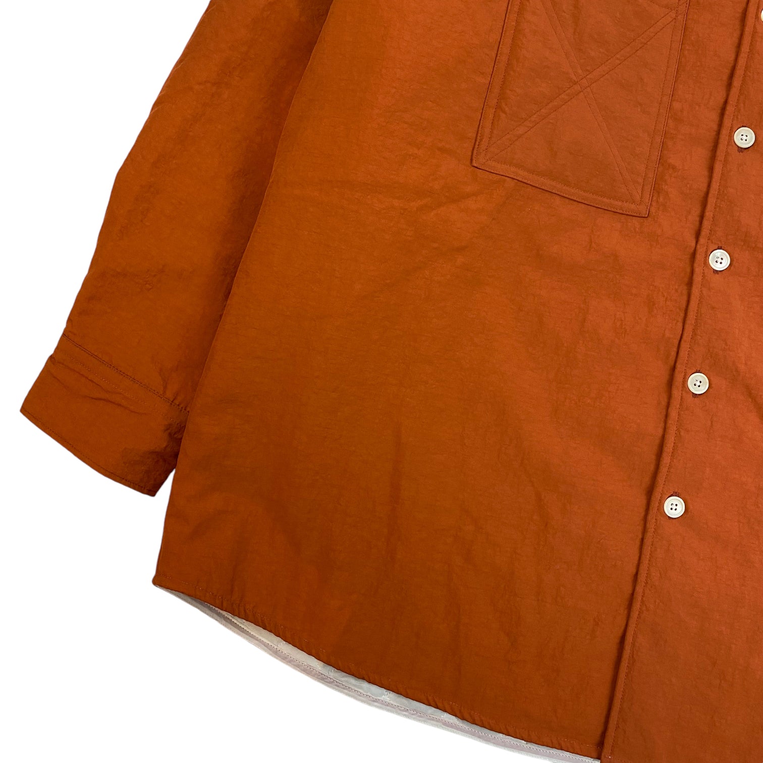 Stüssy x Our Legacy Workshop Fatigue Shirt Orange