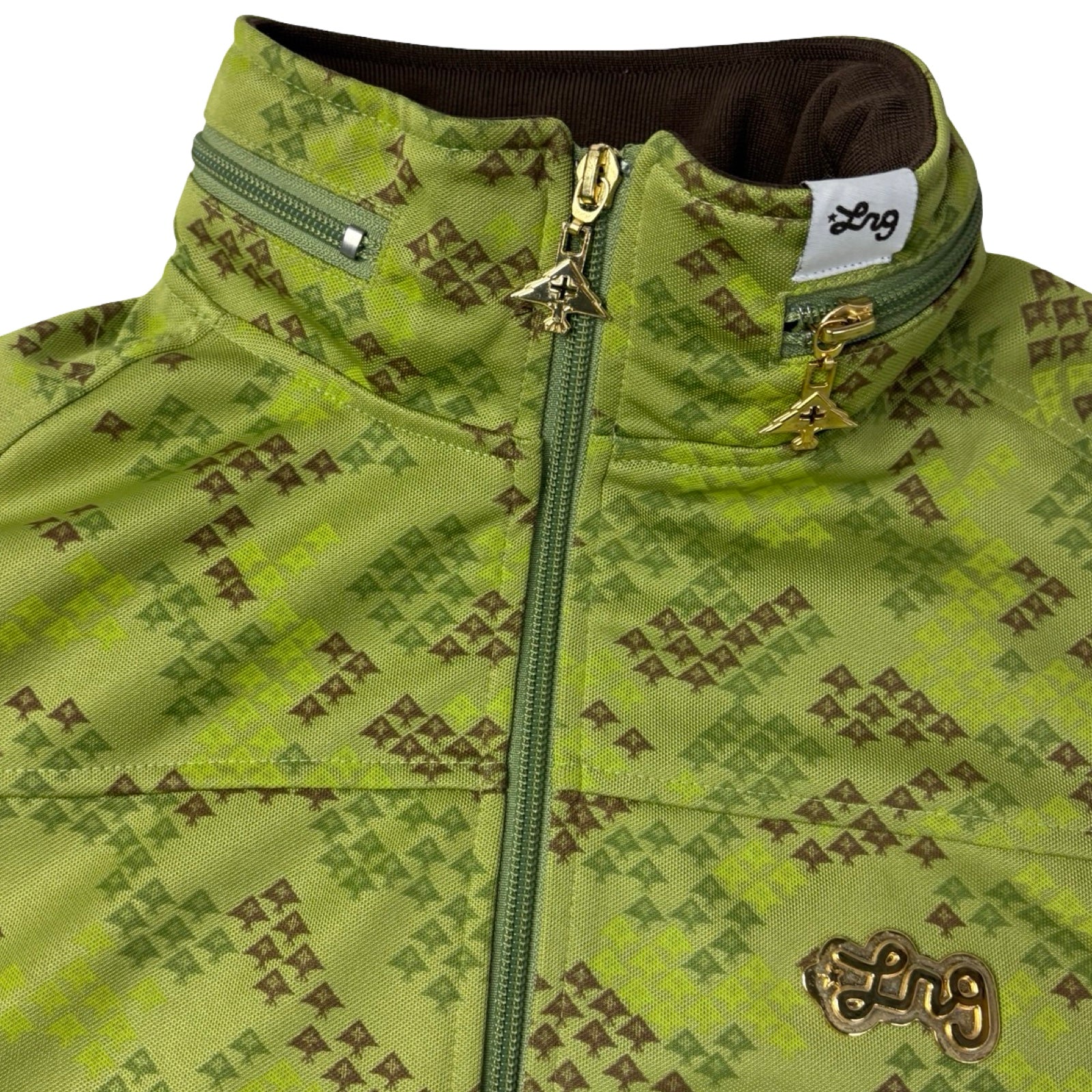 Vintage Y2K LRG Baby Tree Camo Full Zip Track Jacket