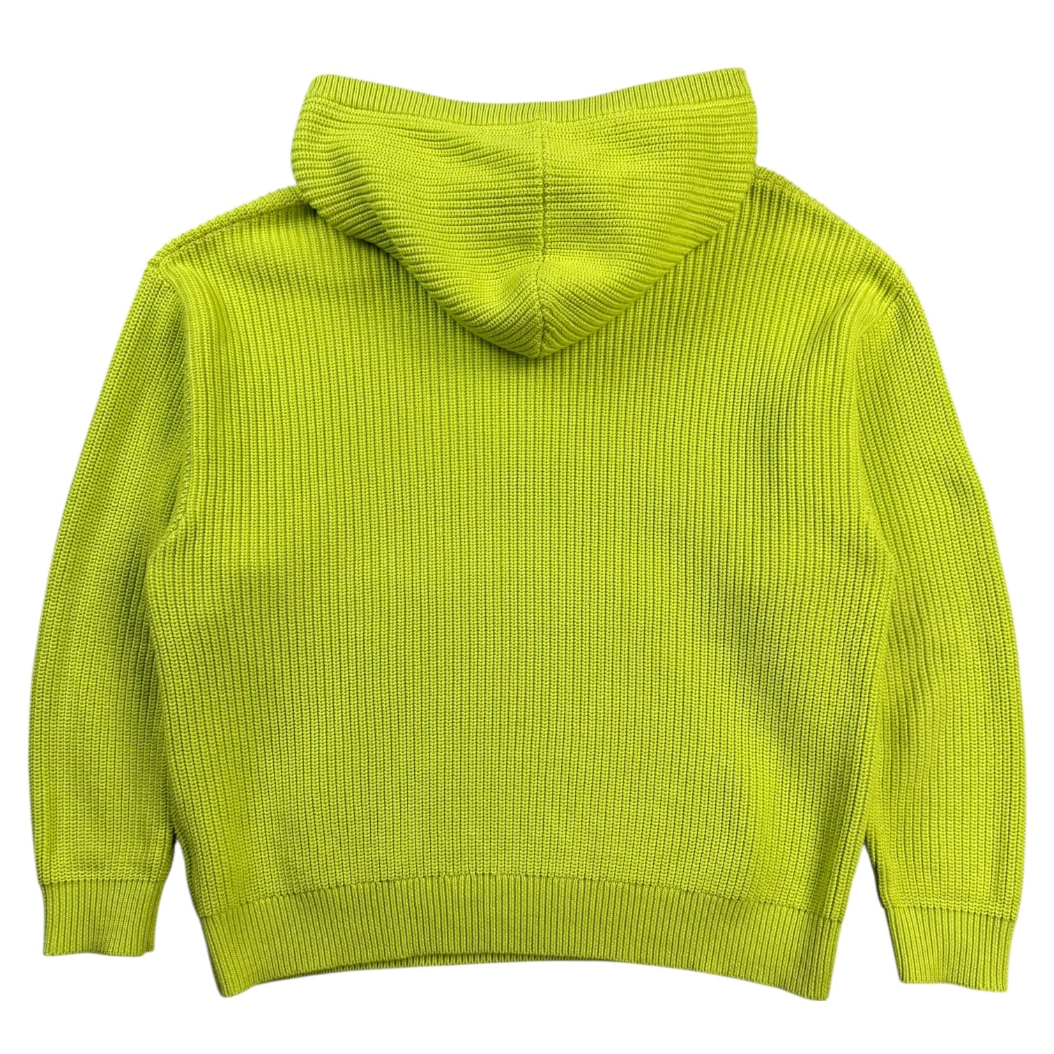 Stussy Cotton Knit Hoodie Lime