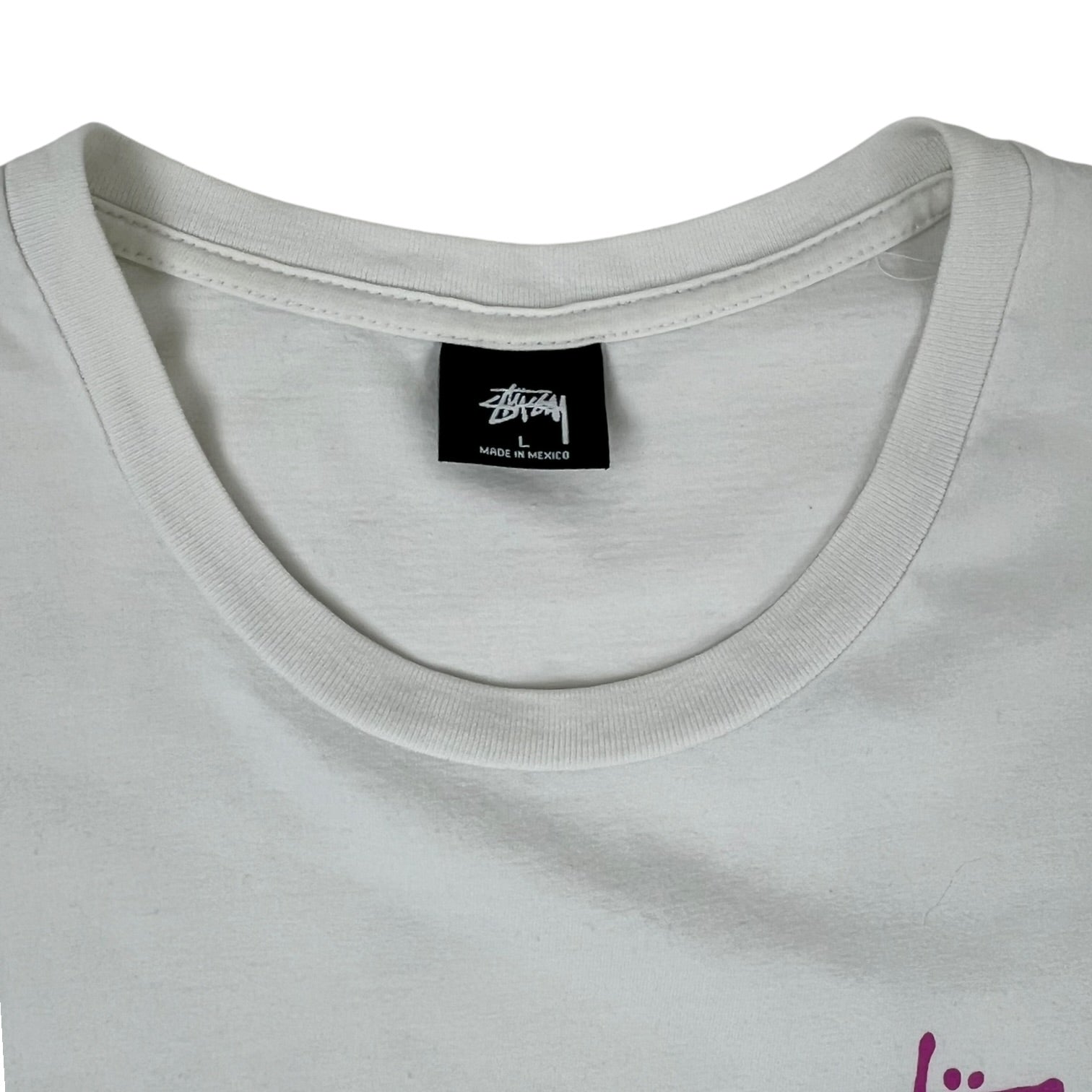 Stussy Printed Pink Graphic T-Shirt