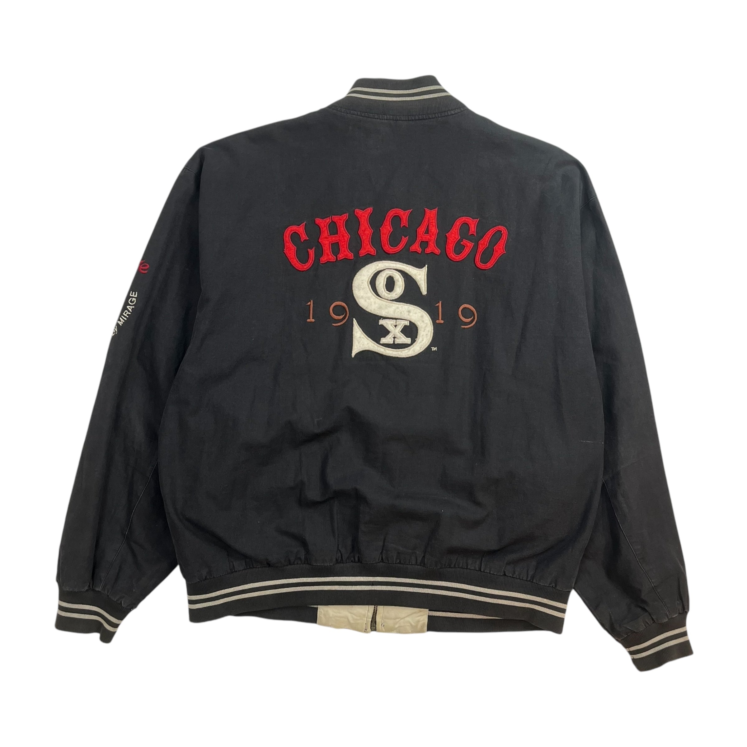 Vintage Chicago White Sox Cooperstown Jacket Black/Cream