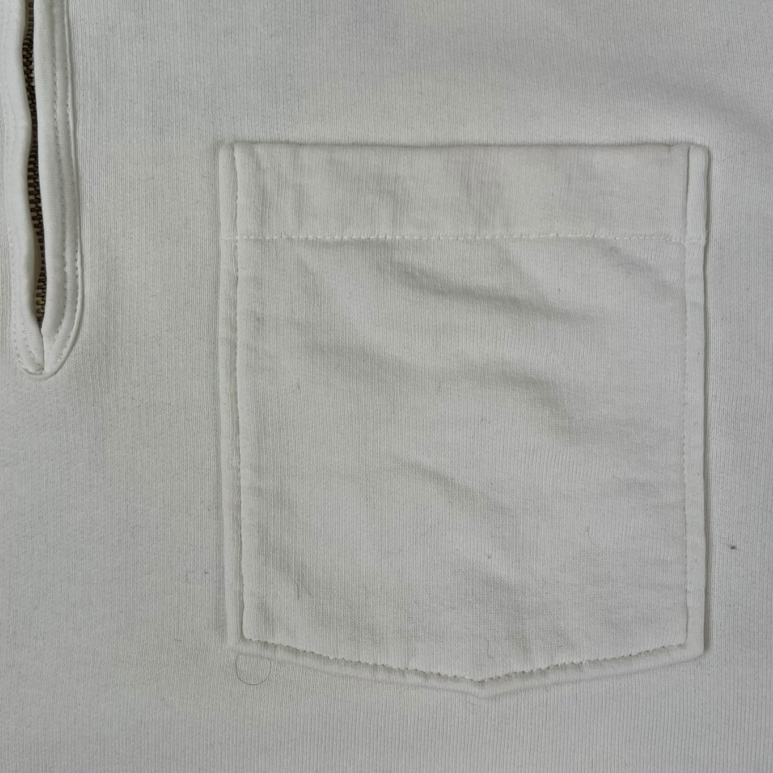 Fortela Quarter-Zip Sweatshirt White