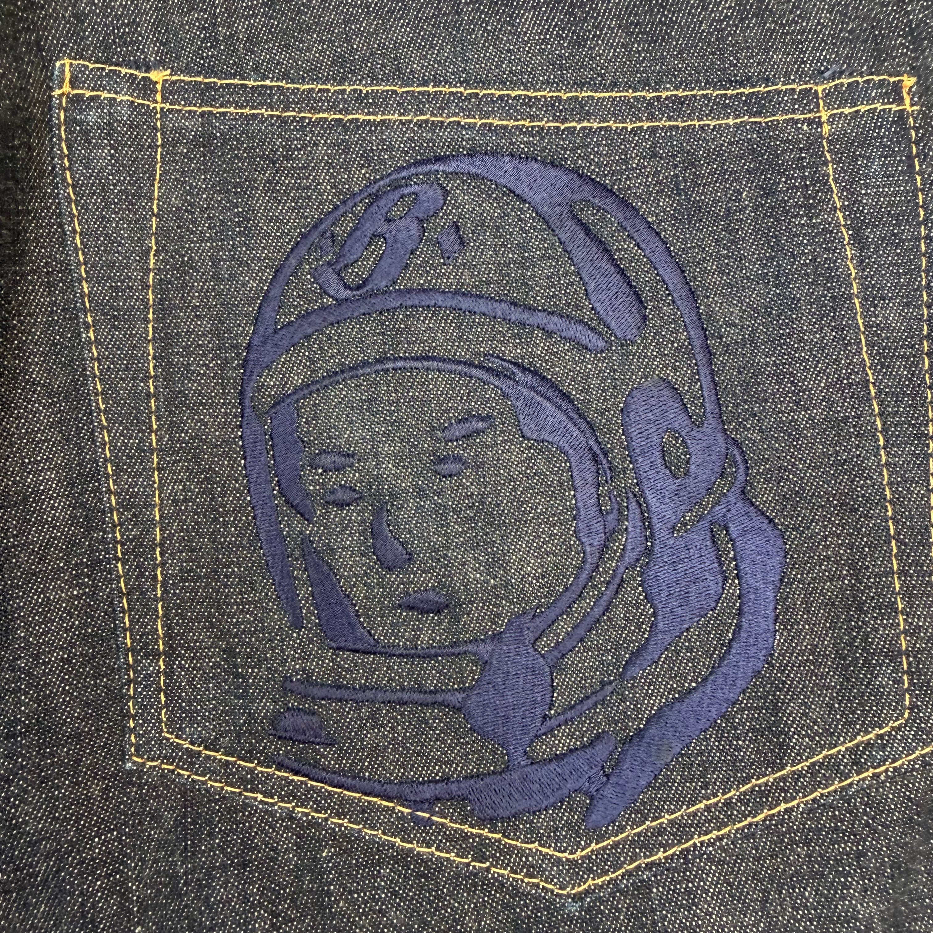 Billionaire Boys Club Running Dog Astronaut Raw Denim Jeans Indigo