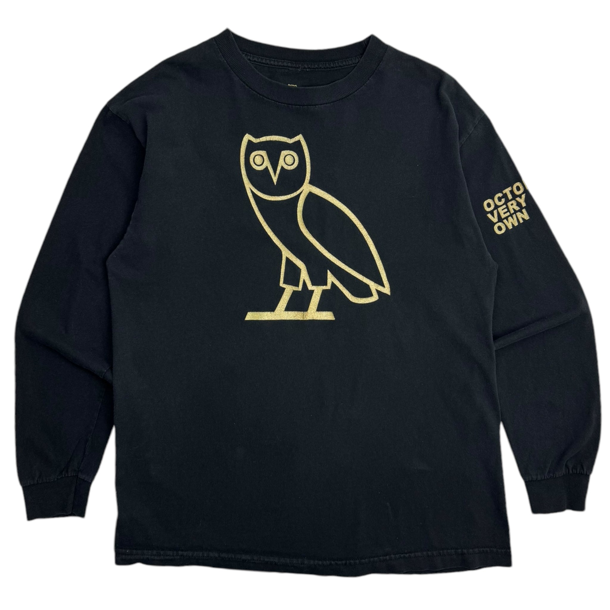 OVO Big Owl Long Sleeve T-Shirt Black