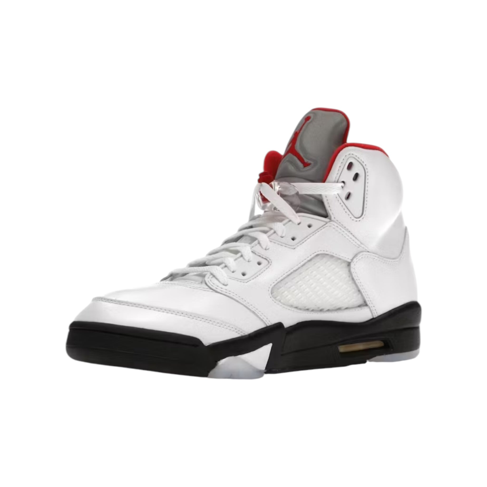 Jordan 5  Fire Red Silver Tongue (2020)