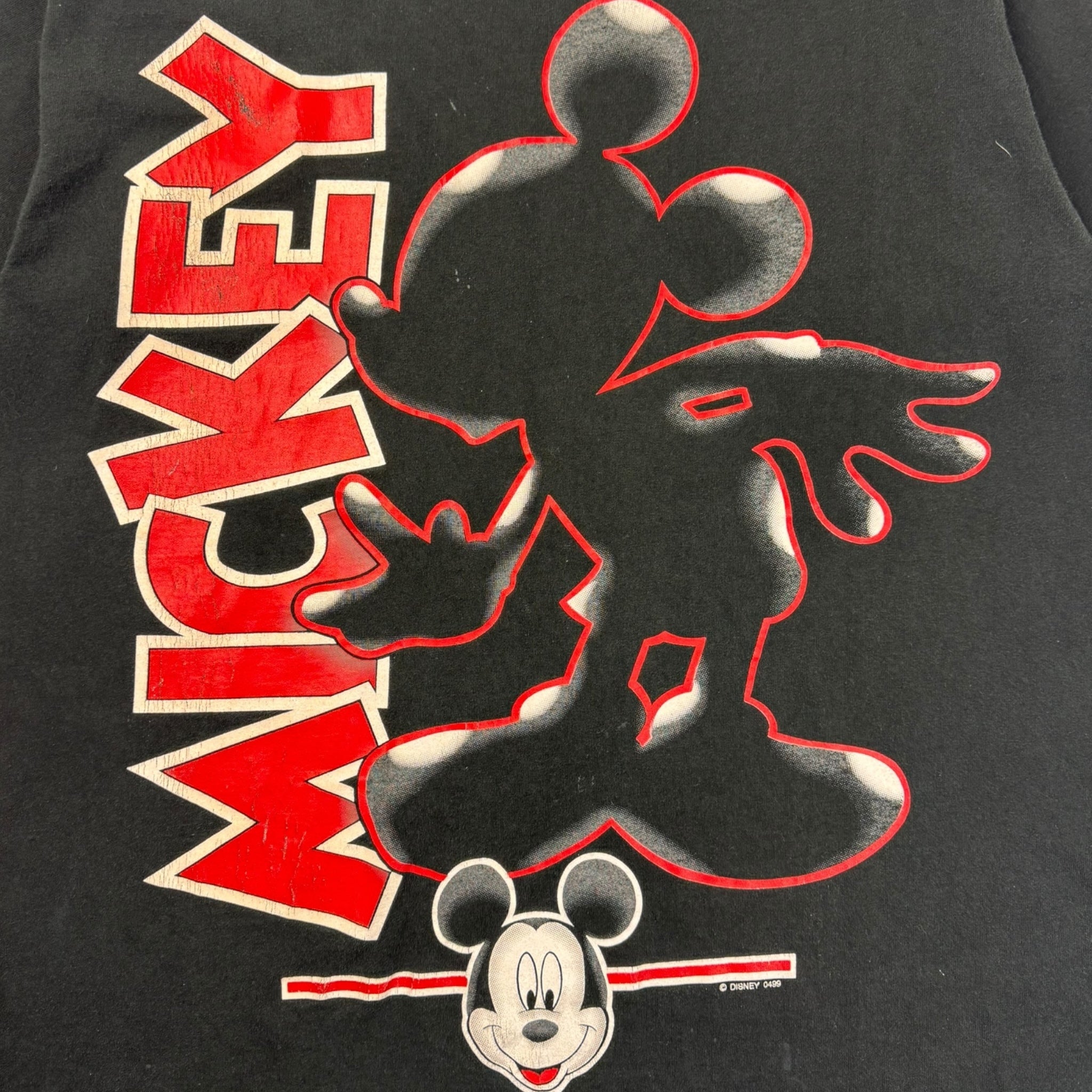 Vintage Mickey Mouse Silhouette Disney T-Shirt