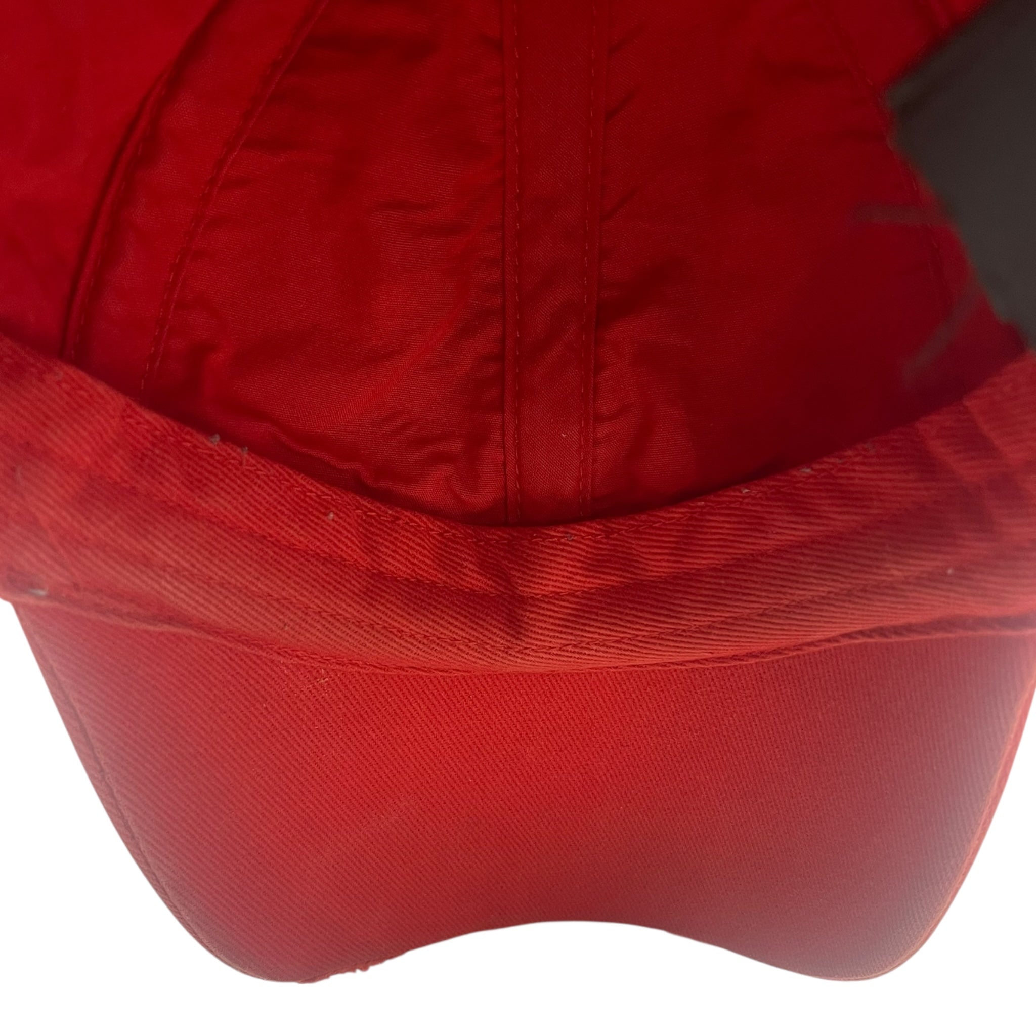 Balenciaga Logo Visor Cap Red