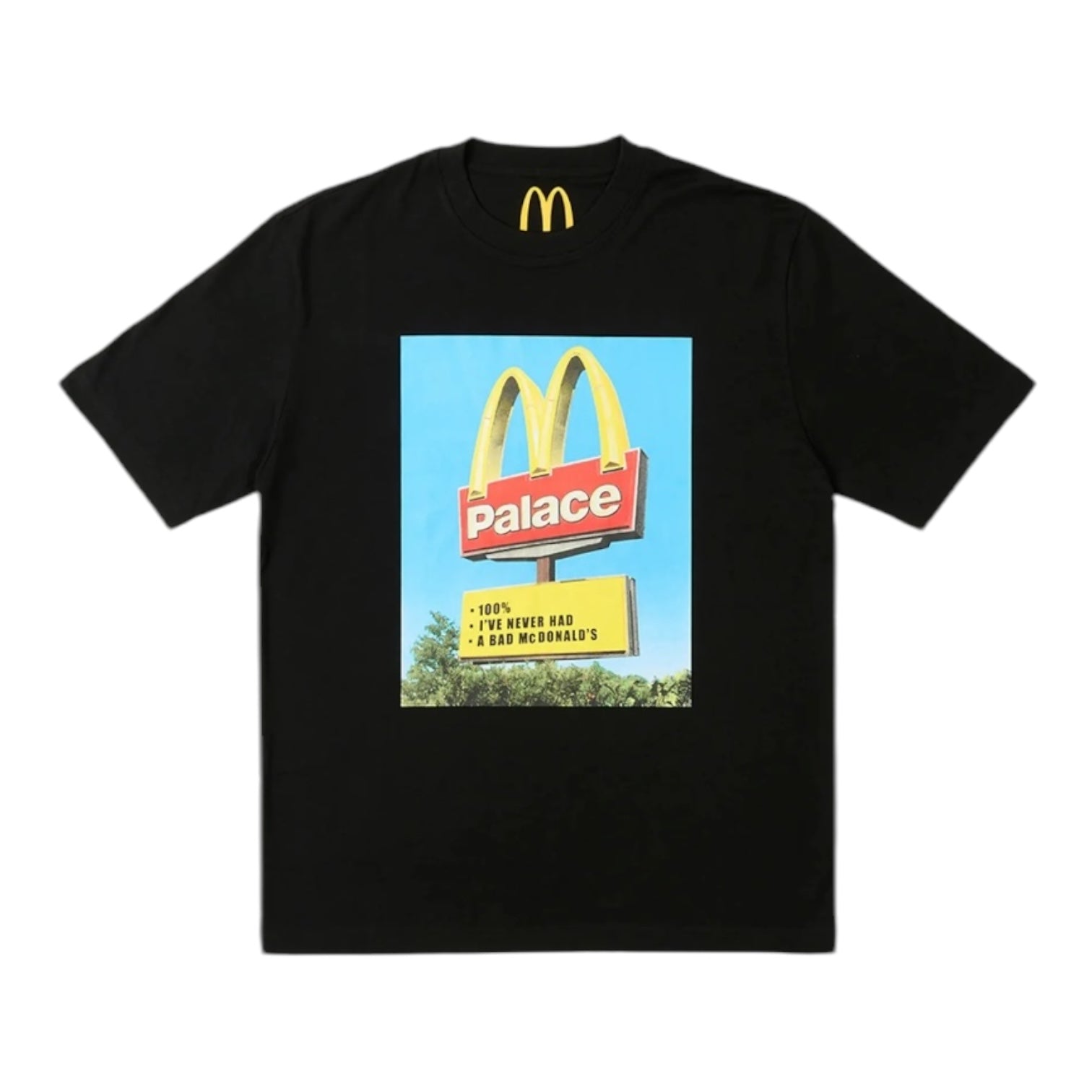 Palace x McDonald’s Sign Tee Black