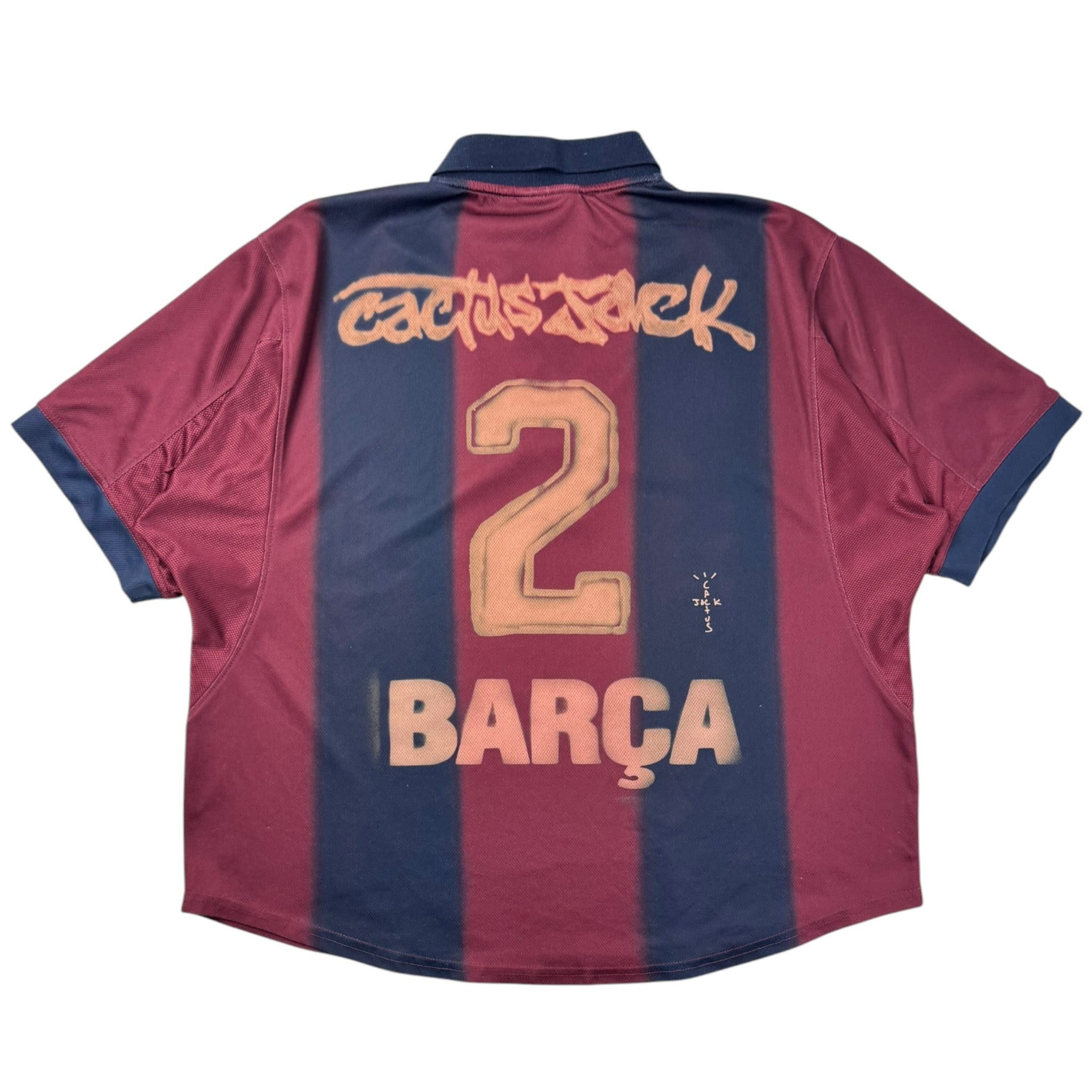 Travis Scott x Nike x Barcelona Retro 00/01 Home Skeleton Jersey