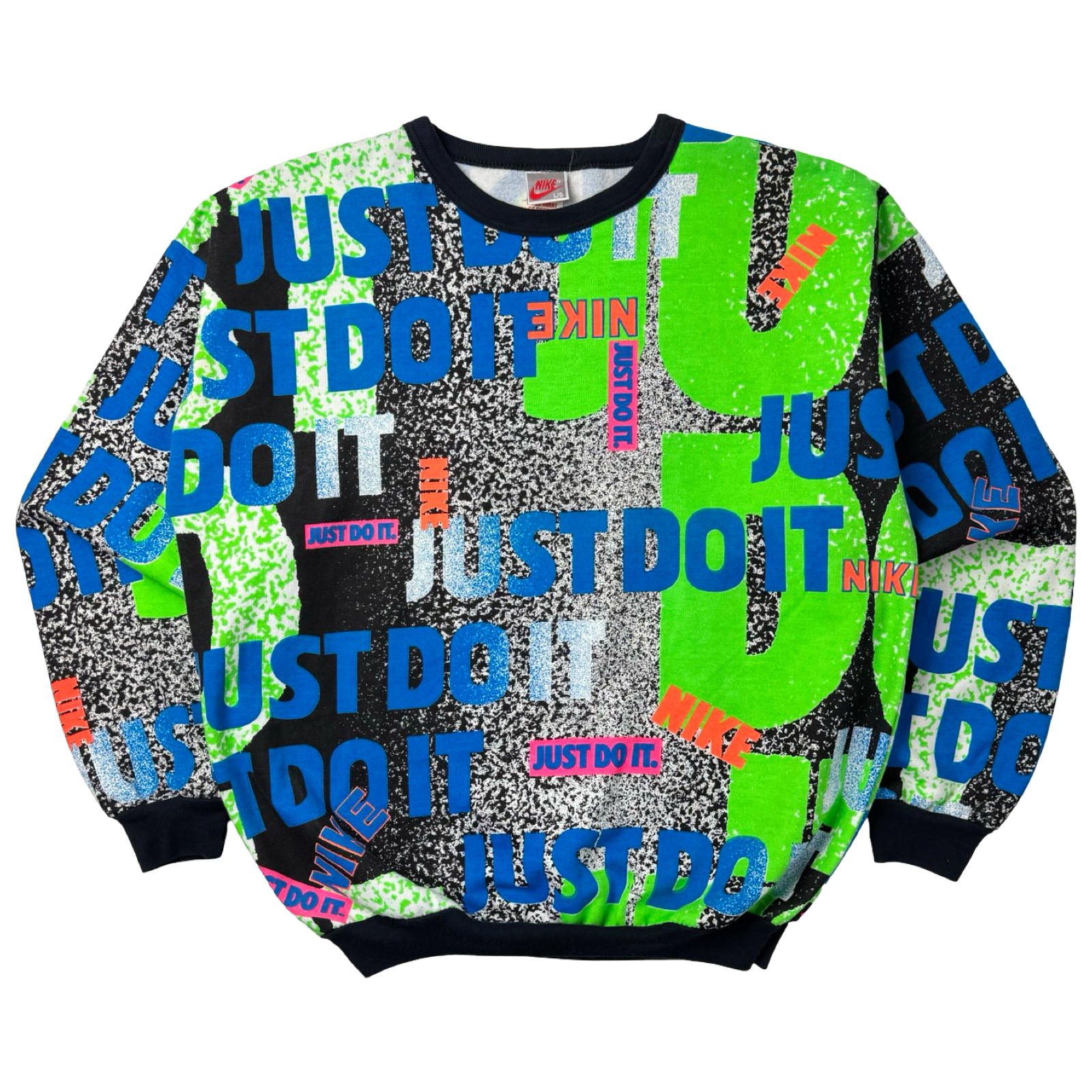Vintage 80s Nike All Over Print Crewneck