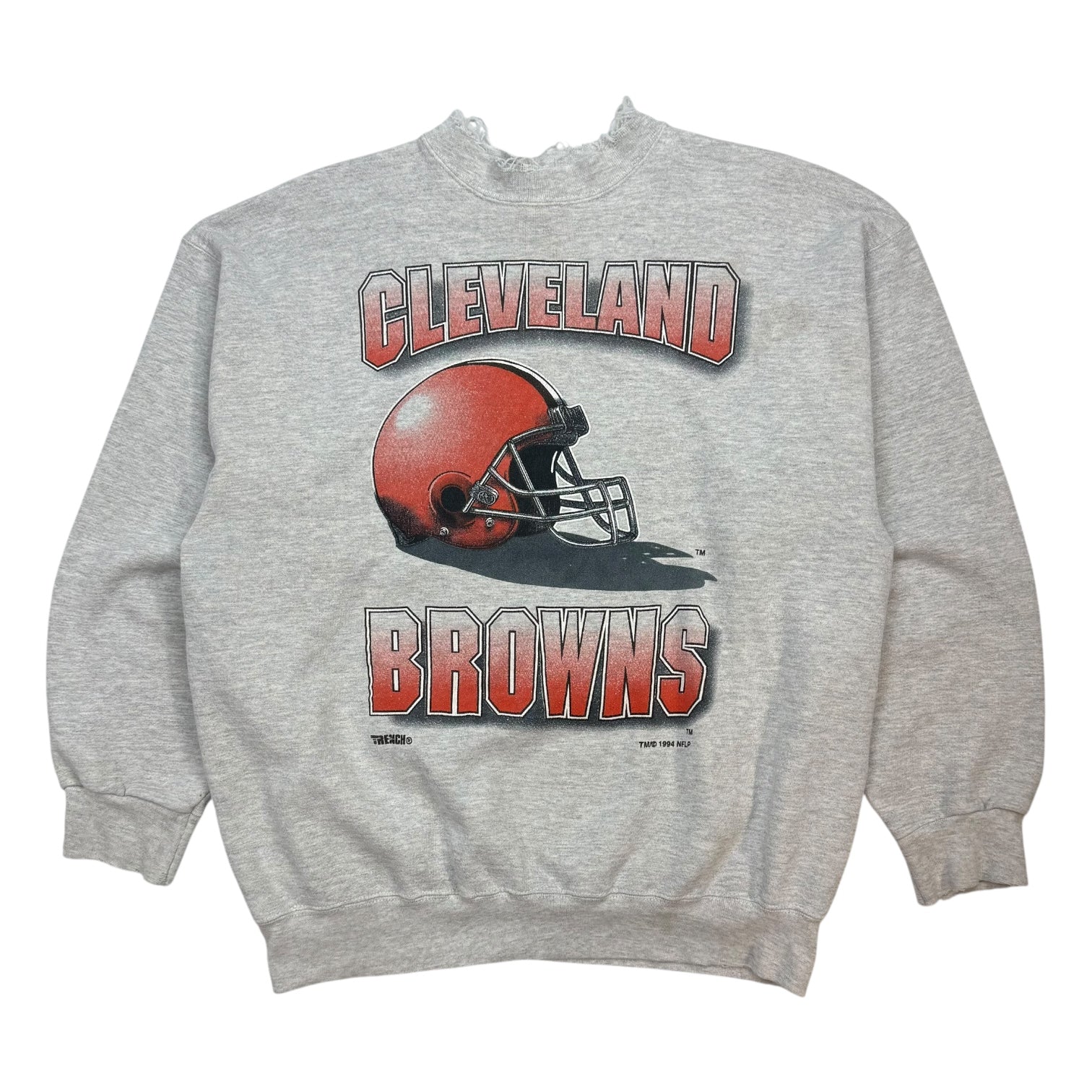 Vintage Cleveland Browns Crewneck Sweater Grey