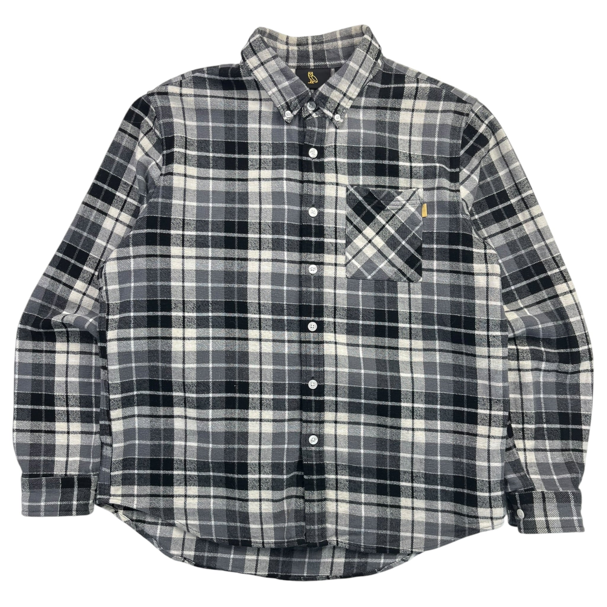 OVO Black White Check Flannel