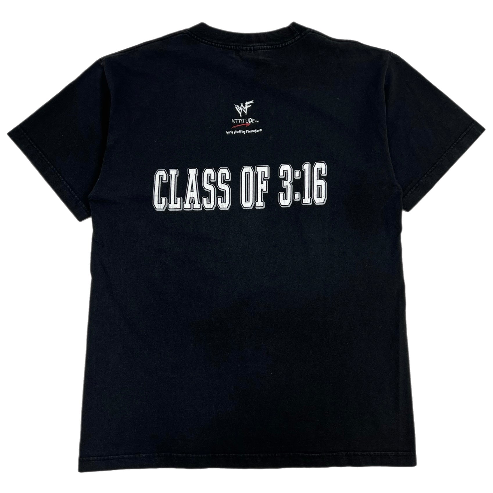1998 Stone Cold University SCU Tee Black/Blue