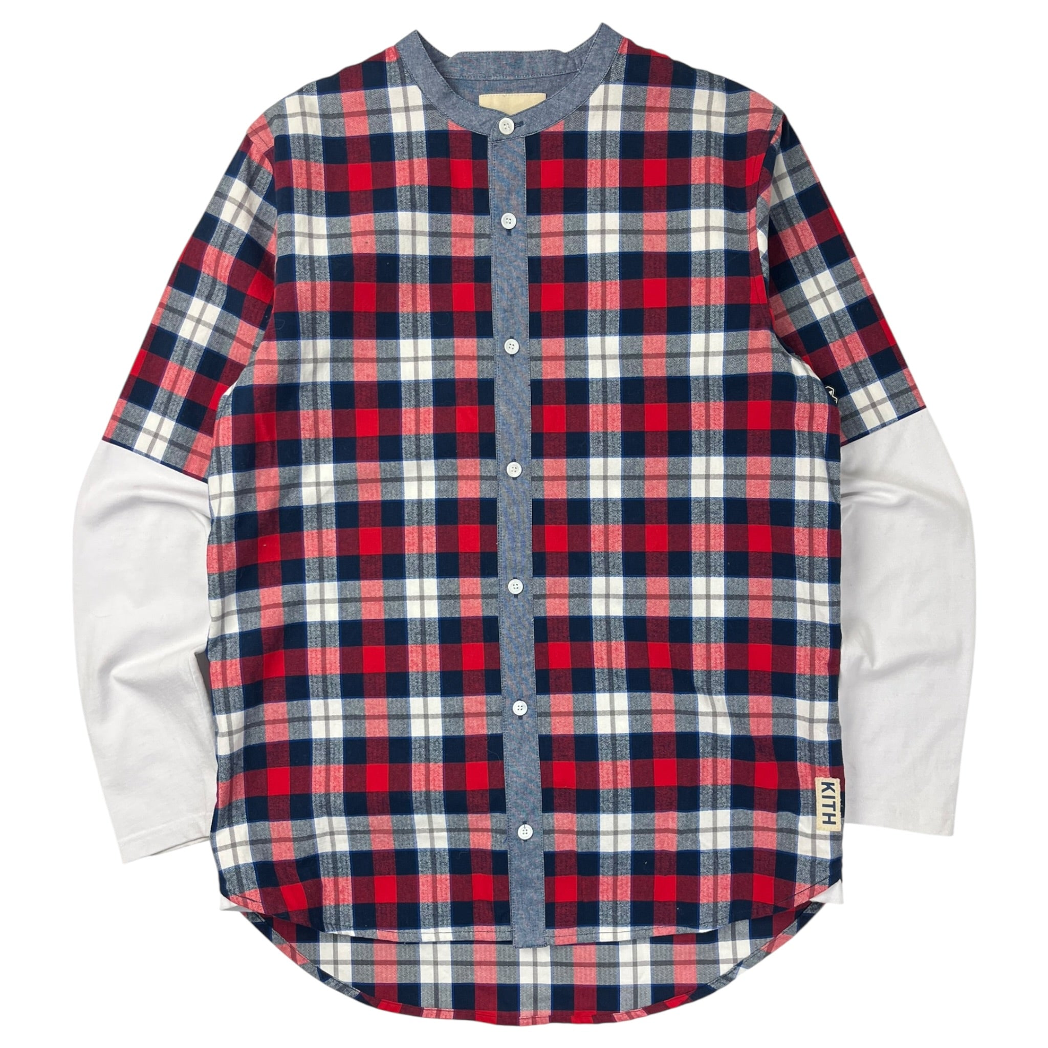Kith Plaid Button Faux Layered L/S Shirt