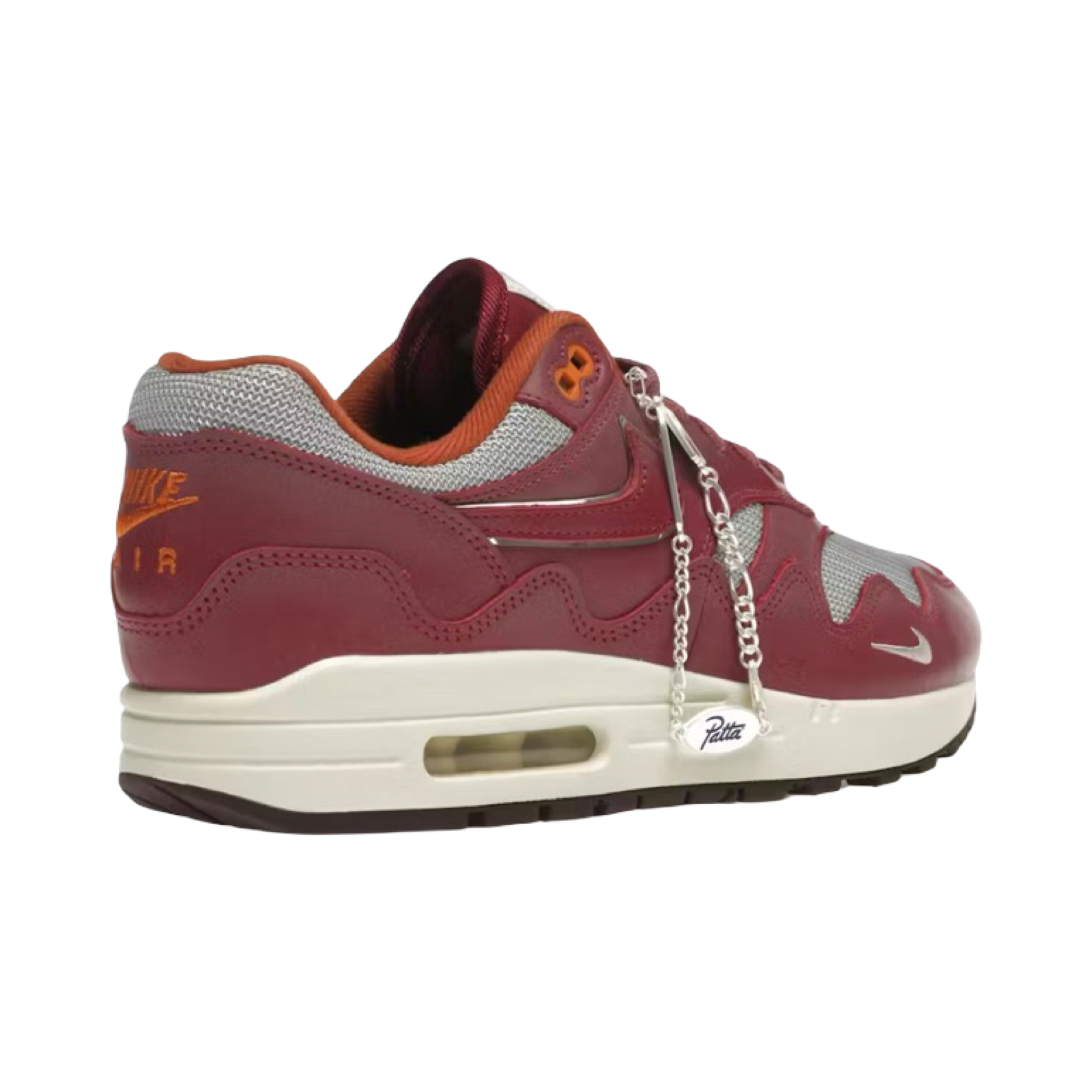 Nike Air Max 1 Patta Waves Rush Maroon With Bracelet