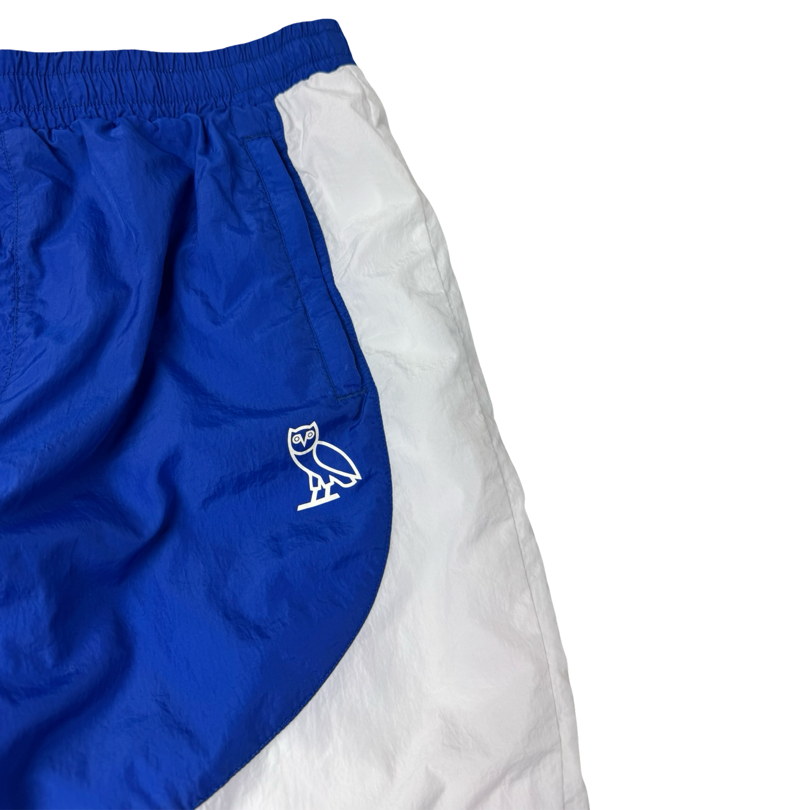OVO Track Bottoms White/Blue
