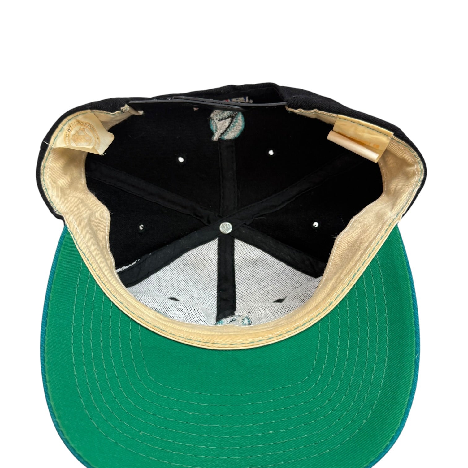 Vintage CCM San Jose Sharks SnapBack Black/Teal