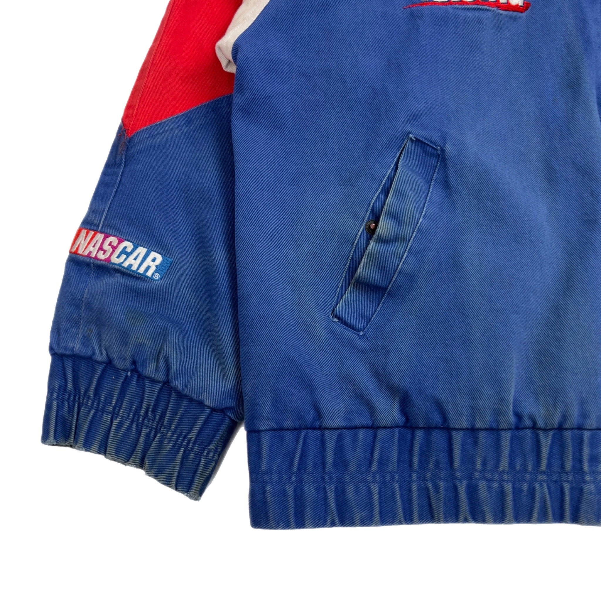 Vintage NASCAR Bubba Wallace Jacket Blue/Red