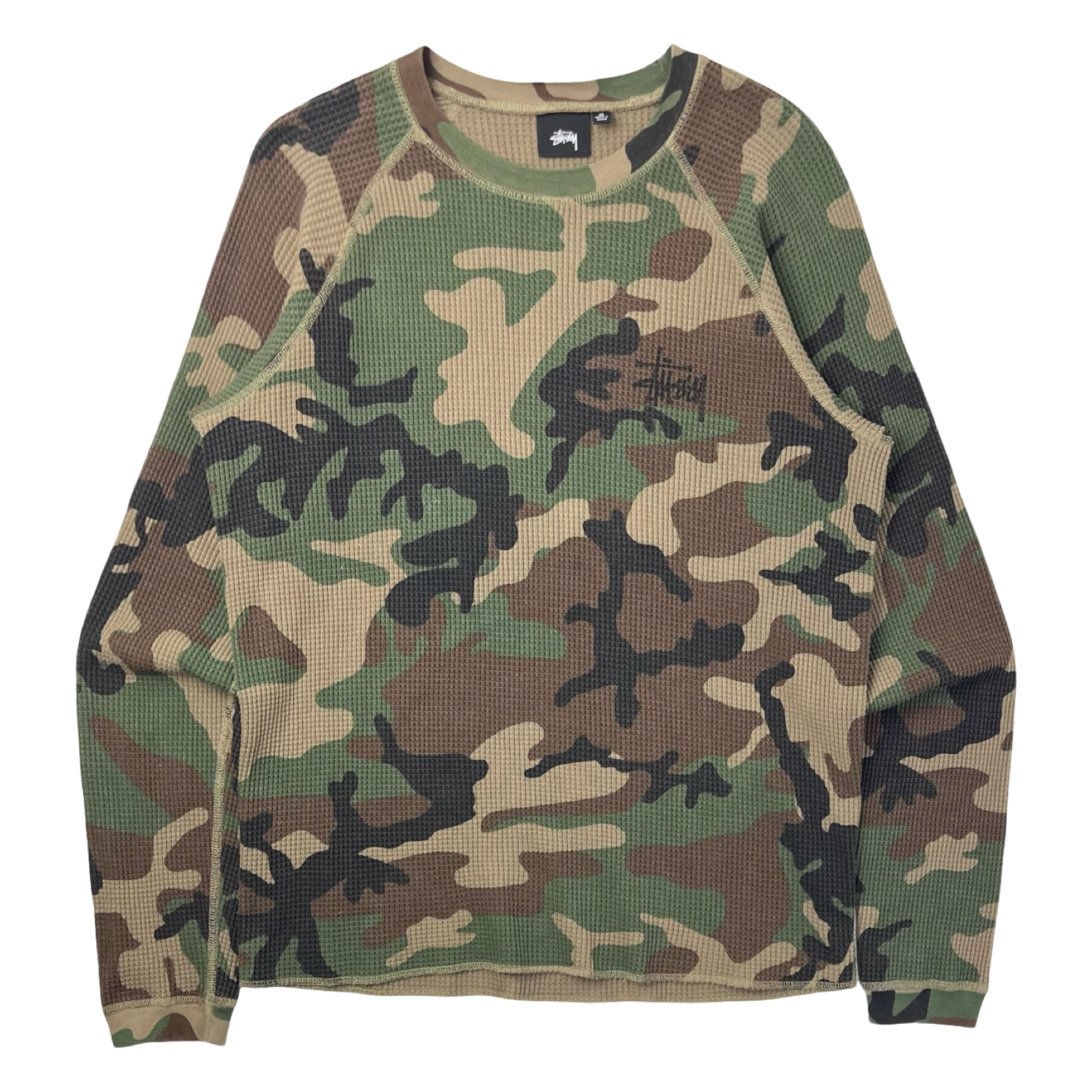 Stussy Basic Thermal Woodland Camo