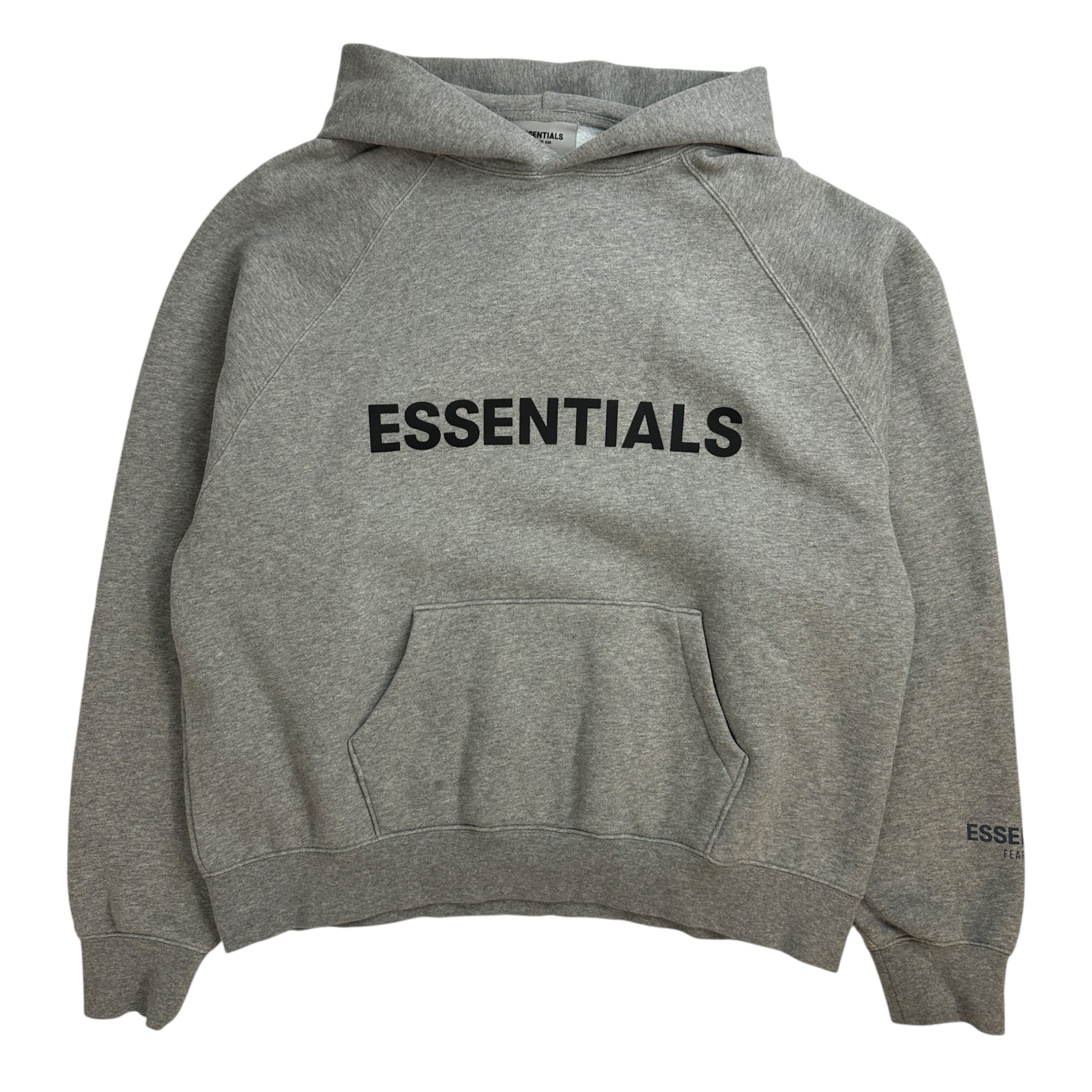 Fear of God Essentials Dark Heather Oatmeal Hoodie