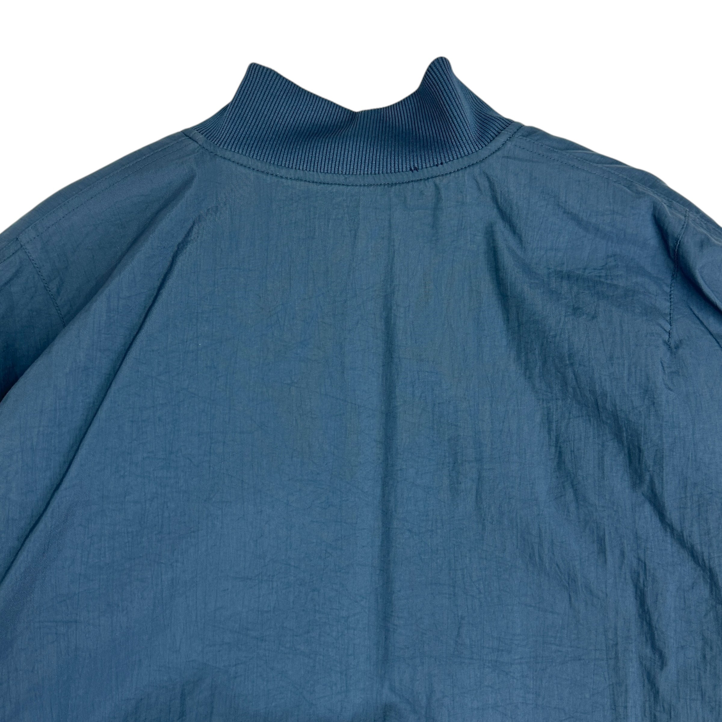 Vintage Nike Reversible Quilted Bomber Jacket Blue/Navy