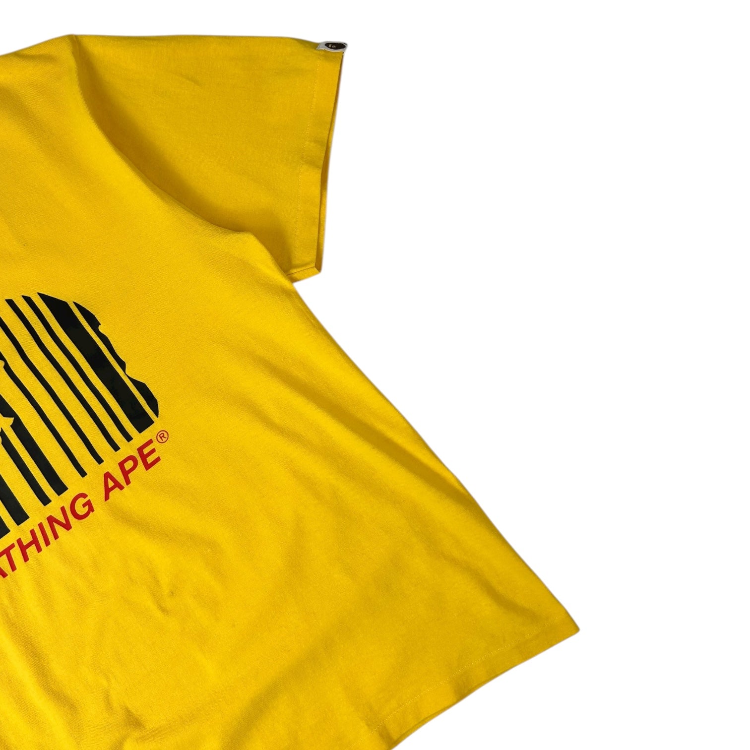 BAPE Vertical Line T-Shirt Yellow
