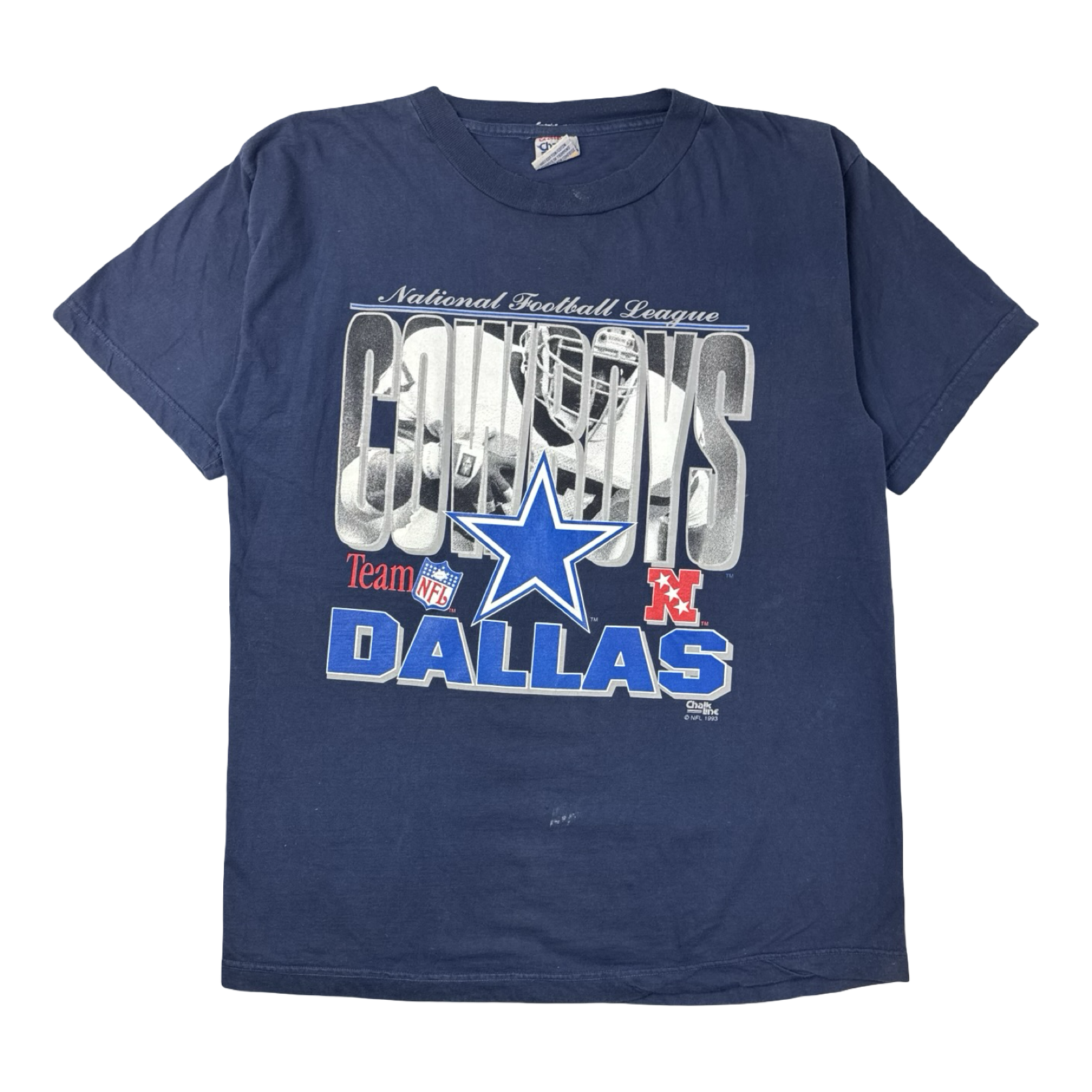 1993 Dallas Cowboys NFL T-Shirt Navy Blue