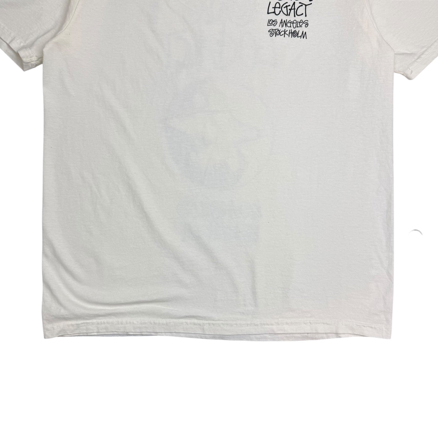 Stussy x Our Legacy Work Shop 8 Ball Yin Yang Pigment Dyed Tee Natural