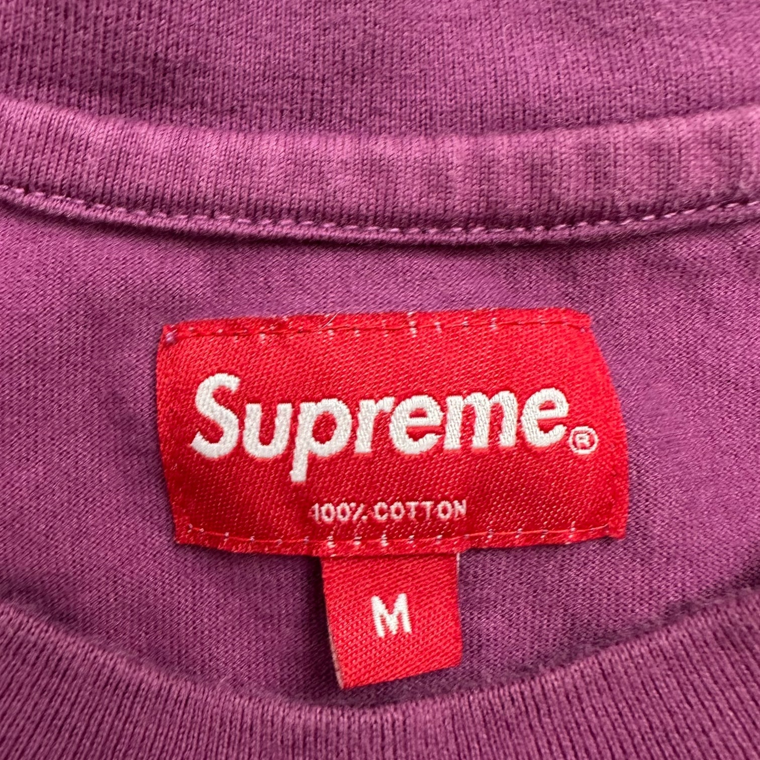 Supreme Laser Cut S Logo Tee Purple