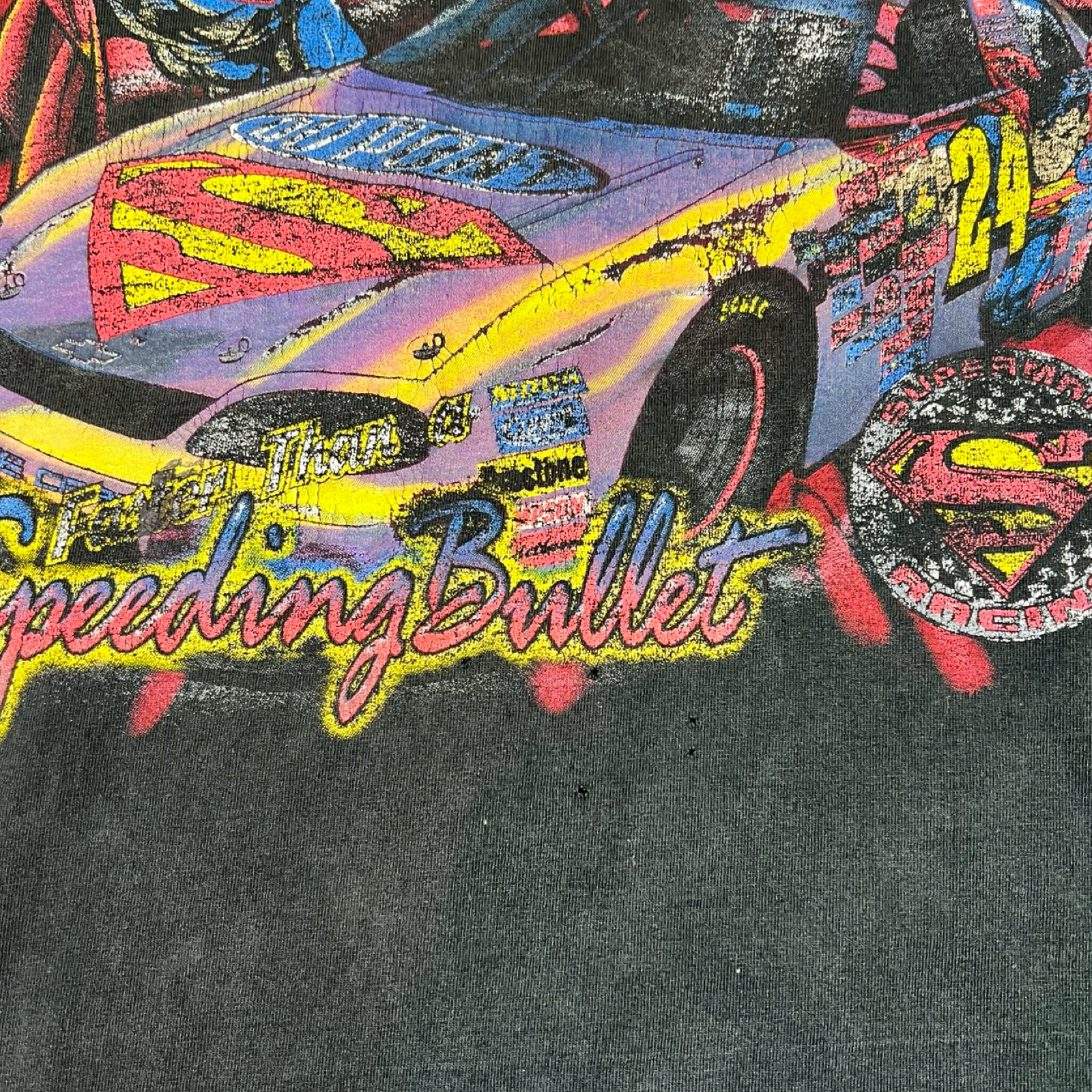1999 Vintage Jeff Gordon #24 Superman Speeding Bullet NASCAR T-Shirt