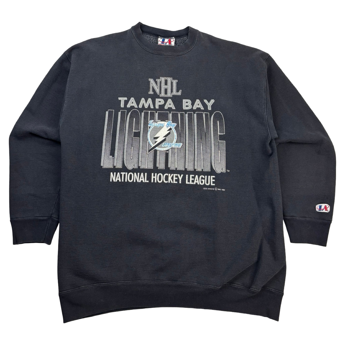 1993 Tampa Bay Lightning NHL Logo Athletic Crew Neck