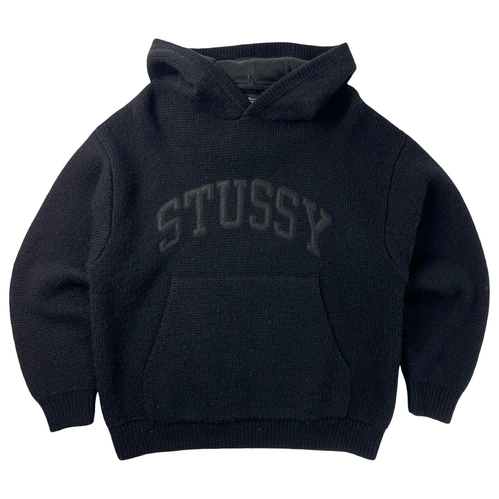 Stussy Knitted Hoodie Black