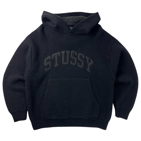 Stussy Knitted Hoodie Black