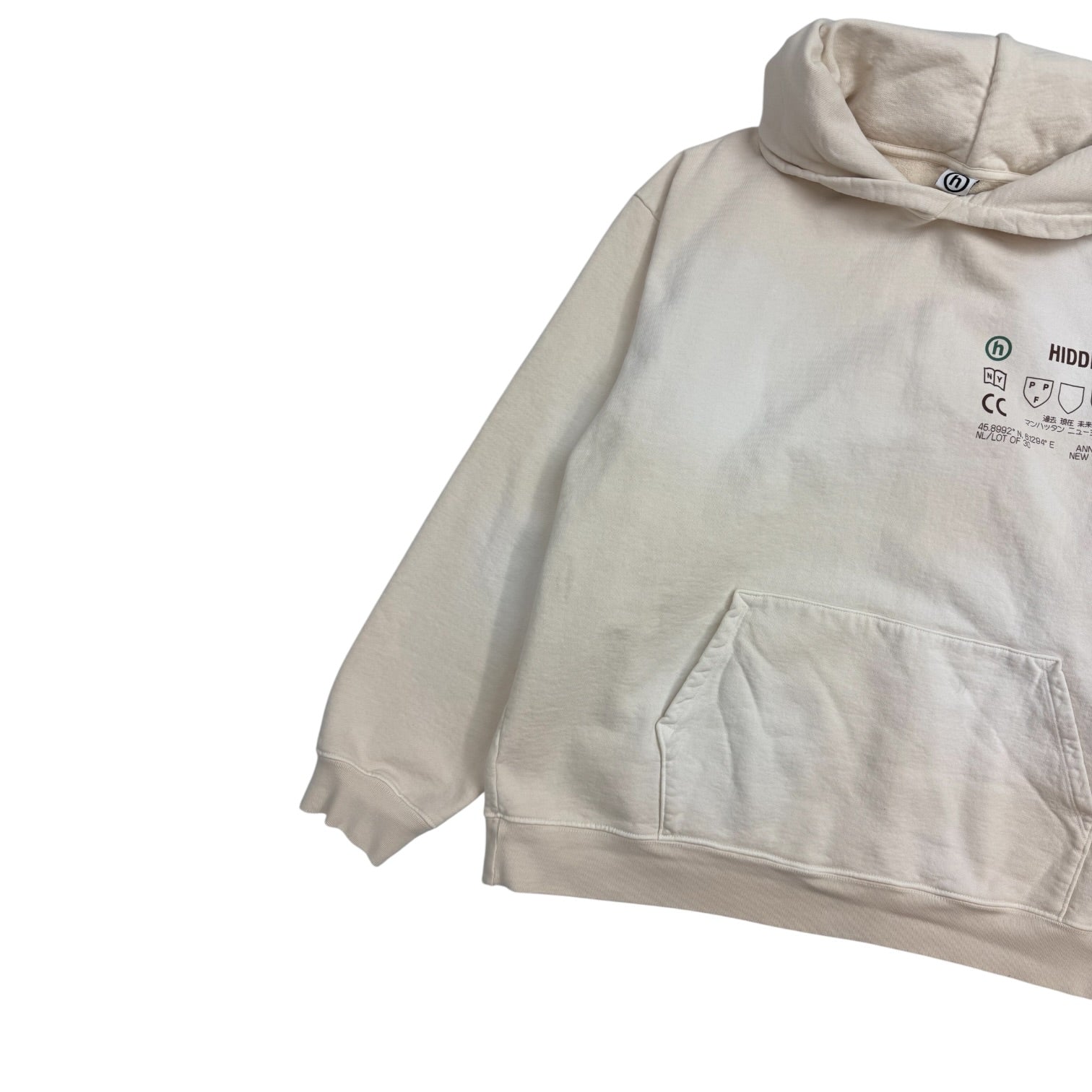 Hidden NY Logo Cloud Camo Vintage Wash Hoodie