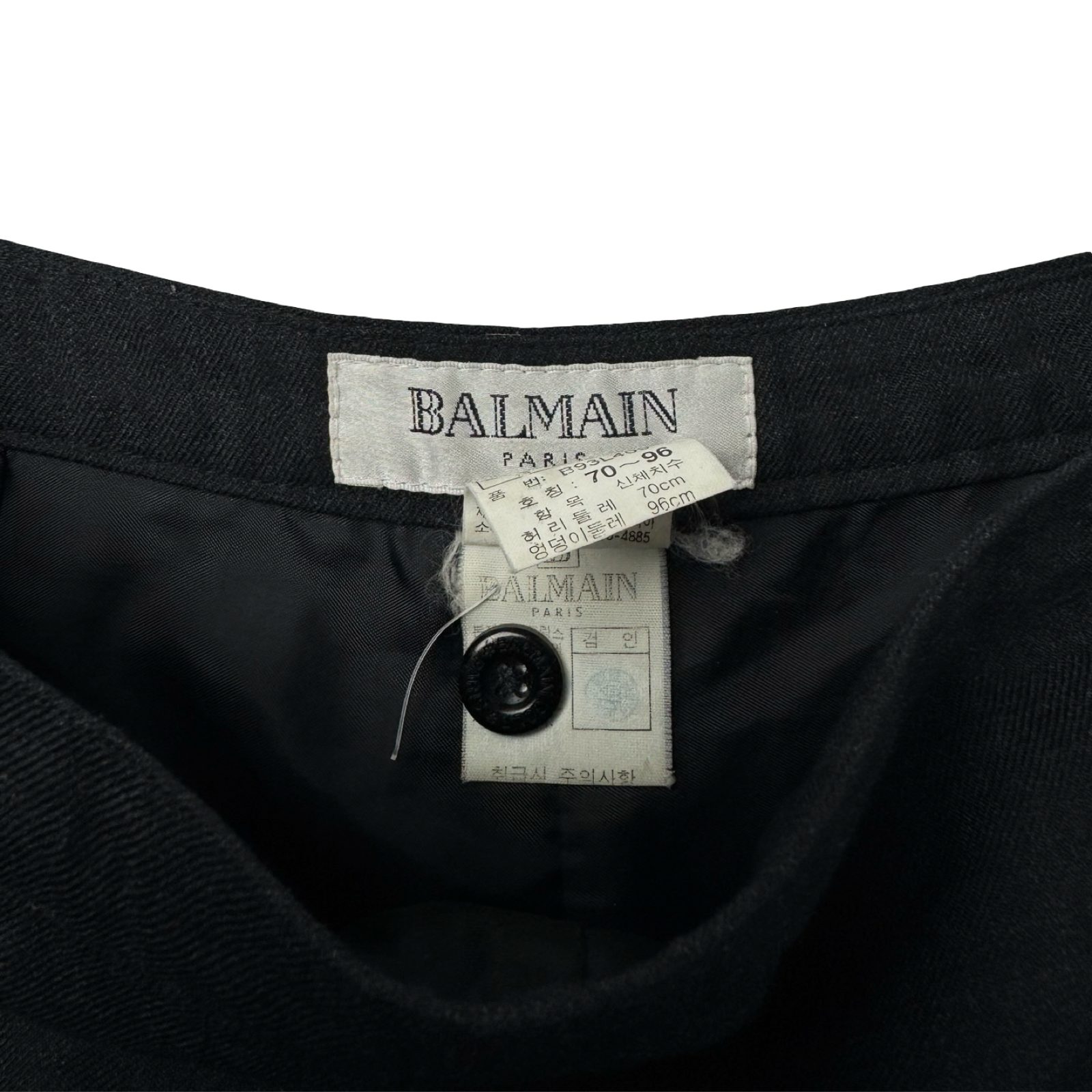 (W) Vintage Balmain Pleated Skirt