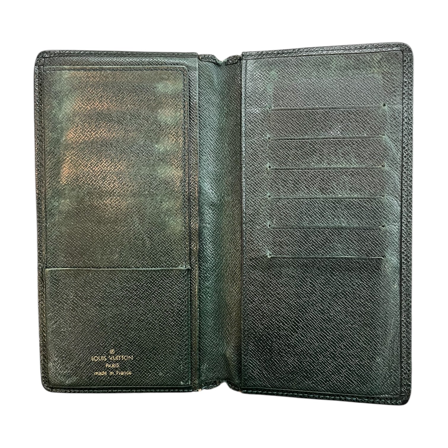 Louis Vuitton Long Card Holder Green