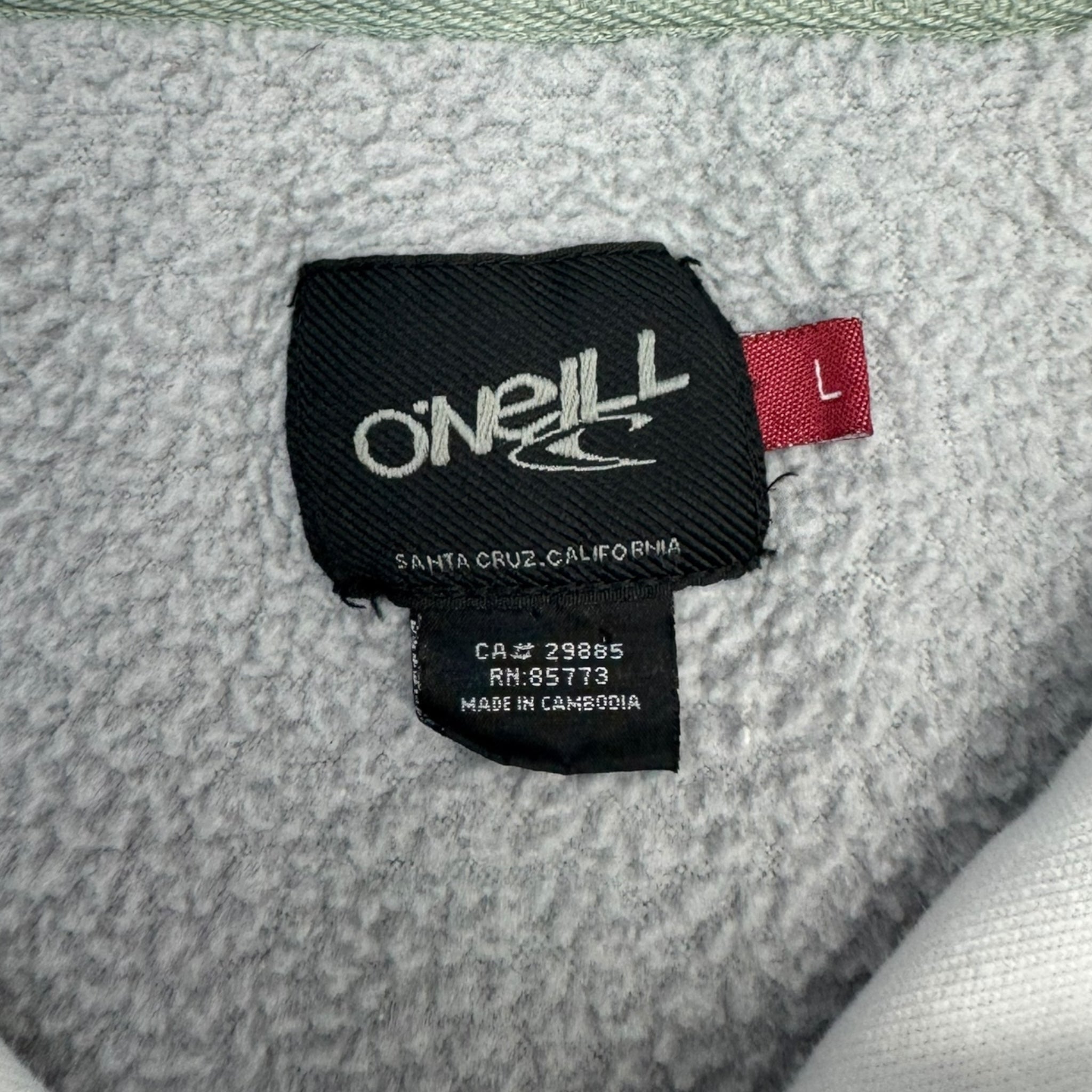 Y2K O’Neill Heavy Lined Zip Up Hoodie