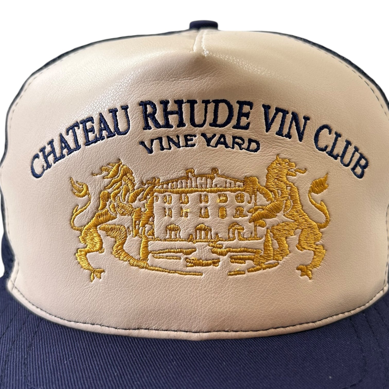 Rhude Cellier Trucker Hat Navy