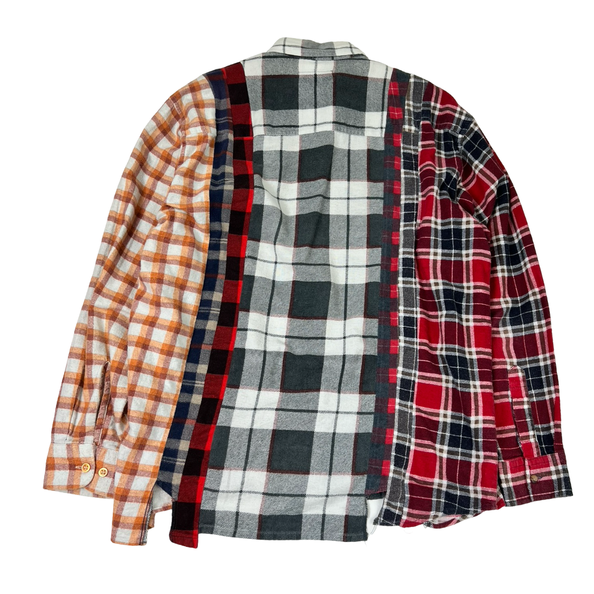 Rebuild by Needles Reconstructed Flannel Shirt