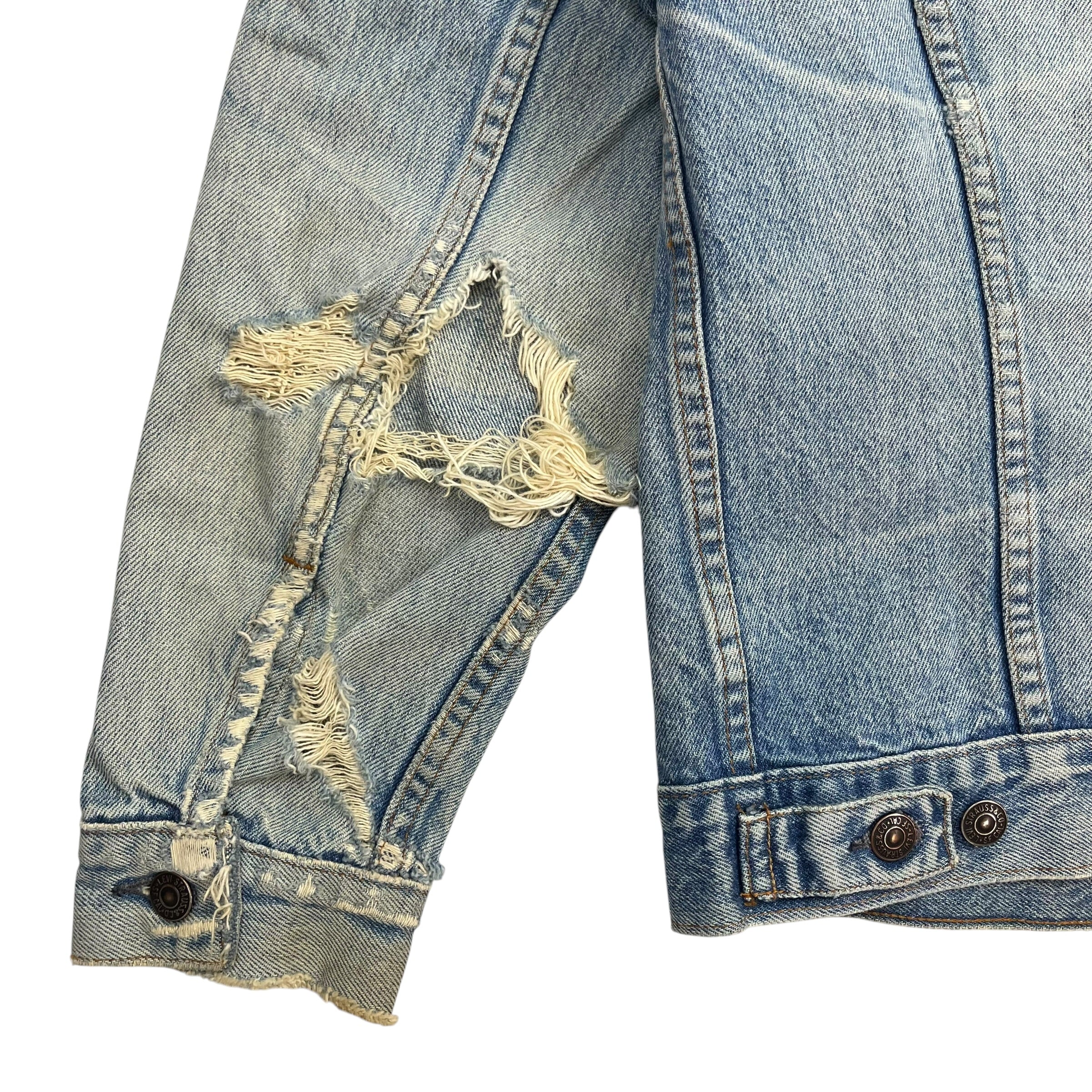 Vintage Levi’s Distressed Denim Trucker Jacket
