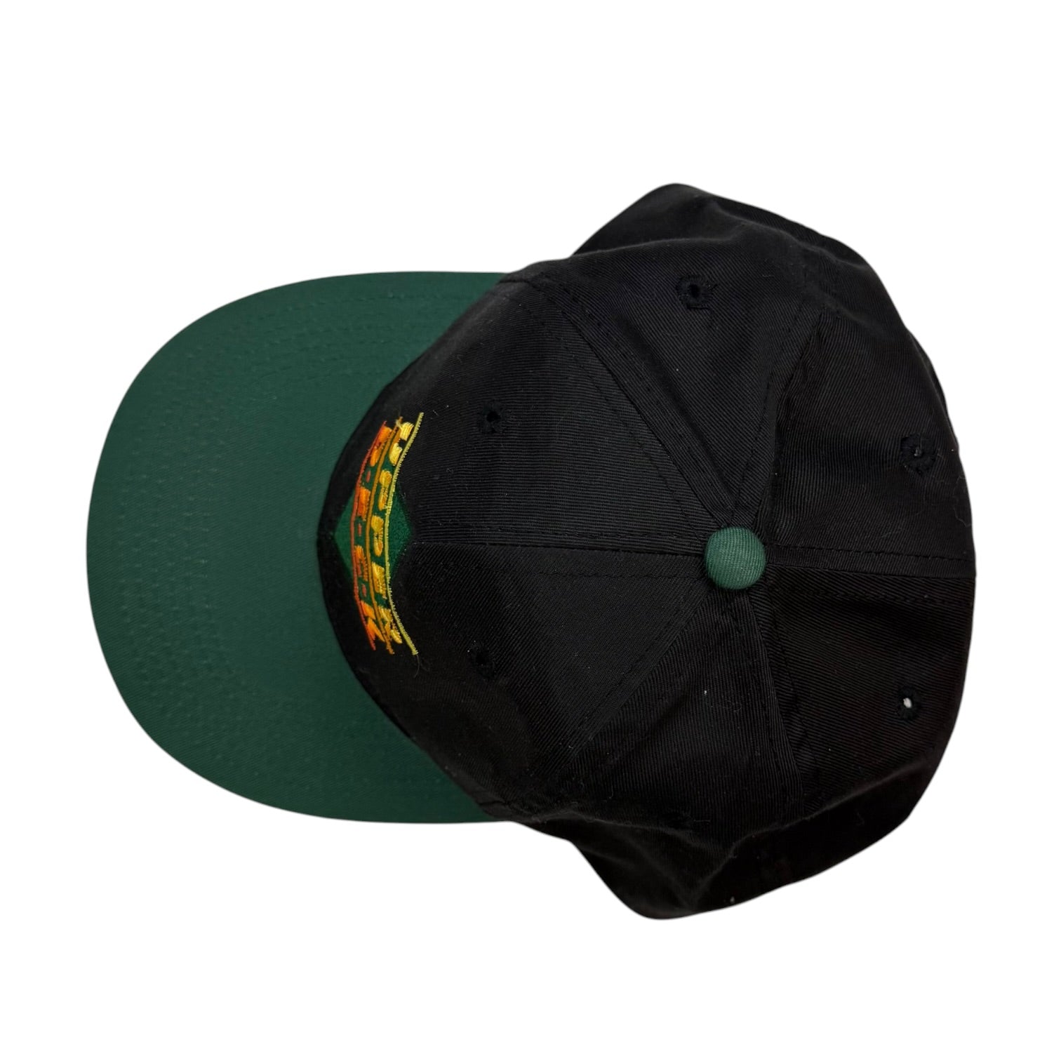 Vintage Upper Deck SnapBack Hat Black/Green
